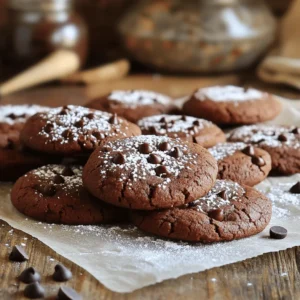 - 2 ½ cups all-purpose flour - ½ cup unsweetened cocoa powder - 1 teaspoon baking powder - ½ teaspoon baking soda - ¼ teaspoon salt - 1 cup unsalted butter, softened - 1 ½ cups granulated sugar - 1 large egg - 2 teaspoons pure vanilla extract - ½ cup semi-sweet chocolate chips (optional) - Powdered sugar for dusting (optional) For this recipe, each ingredient plays a key role. The flour gives the cookies structure, while cocoa powder adds rich chocolate flavor. Baking powder and baking soda help the cookies rise just right. Salt enhances all the flavors. Butter adds creaminess, and sugar brings sweetness. The egg binds the dough together, while vanilla adds depth. If you like extra chocolate, toss in some chocolate chips. Dust with powdered sugar if you want a pretty finish. You can swap unsalted butter for coconut oil if you want a dairy-free option. For sugar, try brown sugar for a deeper flavor. If you need gluten-free cookies, use a gluten-free flour blend. Always choose high-quality chocolate for the best taste. Store leftover ingredients in cool, dry places. Keep cookies in an airtight container to stay fresh. If you have extra dough, wrap it tightly and freeze it. This way, you can bake more cookies later! 1. Preheat the Oven and Prepare Baking Sheets Start by preheating your oven to 350°F (175°C). This step is key for even baking. While the oven heats, line your baking sheets with parchment paper. This will keep your cookies from sticking. 2. Sifting Dry Ingredients In a medium bowl, sift together the flour, cocoa powder, baking powder, baking soda, and salt. Sifting keeps the dry mix light and helps blend the ingredients well. Set this bowl aside for later. 3. Creaming Butter and Sugar In a large bowl, beat the softened butter and granulated sugar. Use a mixer to blend them on medium speed. Mix until the mixture is light and fluffy, which takes about 3-4 minutes. This step helps to create a nice texture. 4. Incorporating Egg and Vanilla Crack the egg into the butter mixture. Pour in the vanilla extract. Continue mixing until everything is smooth and well combined. You want the egg fully blended in for the best flavor. 5. Forming Cookies and Spacing on Sheets Using a tablespoon or cookie scoop, drop rounded balls of dough onto the baking sheets. Leave about 2 inches between each cookie. This space allows them to spread while baking. 6. Baking Time and Technique for Chewiness Place the baking sheets in the oven and bake for 10-12 minutes. Look for edges that are set and centers that are soft. This helps achieve that perfect chewy texture. Once done, let them cool for 5 minutes before moving them to a wire rack. Enjoy your delicious chocolate sugar cookies! For the full recipe, refer back to the main article. - Ensuring proper dough consistency: The right dough should feel soft but not sticky. If it’s too sticky, add a bit more flour. If it’s dry, mix in a little milk. This balance helps your cookies bake perfectly. - How to achieve a chewy texture: To get that chewy bite, you want to bake the cookies just until the edges set. The centers should look a bit under-baked. This keeps them soft inside. - Best accompaniments for chocolate sugar cookies: Pair your cookies with a glass of cold milk or a warm cup of coffee. The flavors blend well and make a satisfying treat. - Presentation tips for serving: To impress, place your cookies on a nice plate. You can sprinkle powdered sugar on top for a beautiful finish. Add a few chocolate chips on top for extra flair. - Fixing dry or crumbly dough: If your dough is crumbly, it may need more moisture. Try adding a teaspoon of water or milk. Mix well until the dough holds together. - Adjusting for altitude effects: If you live at a higher altitude, you might need to tweak the recipe. Increase the flour slightly and reduce the sugar. This helps the cookies hold their shape while baking. For complete guidance, be sure to check the Full Recipe for chocolate sugar cookies! {{image_4}} You can switch up your chocolate sugar cookies by adding nuts or dried fruits. Chopped walnuts or pecans can give a nice crunch. Dried cherries or cranberries add a chewy, sweet twist. These additions bring extra layers of flavor and texture to your cookies. You can also try different flavorings. A bit of mint extract gives a fresh taste. Orange zest brings a bright, citrusy note. These simple changes can make your cookies stand out and delight your taste buds. Exploring different types of chocolate can elevate your cookies. Dark chocolate adds a rich, bold flavor. White chocolate provides a sweeter, creamier profile. You can even swap in flavored chocolate chips, like raspberry or caramel, to surprise your guests. The options are endless! If you want to make vegan chocolate sugar cookies, use plant-based butter and a flax egg instead of a regular egg. This keeps the texture rich and soft while being kinder to animals. For those watching their sugar intake, consider low-sugar or keto-friendly sweeteners. Erythritol or monk fruit can replace sugar without sacrificing taste. These options let everyone enjoy these cookies without the guilt. To keep your cookies fresh, use an airtight container. This helps prevent them from getting hard or stale. You can stack the cookies with parchment paper in between to avoid sticking. At room temperature, these cookies stay fresh for about 5 days. Store them in a cool, dry place for best results. You can freeze both dough and baked cookies. For dough, scoop the balls onto a baking sheet. Freeze them until solid, then move them to a zip-top bag. This way, you can bake fresh cookies anytime! For baked cookies, let them cool completely first. Wrap them tightly in plastic wrap, then place them in a freezer bag. They can last up to 3 months in the freezer. When ready to enjoy, thaw the dough overnight in the fridge. For baked cookies, leave them at room temperature for about 30 minutes. You can also warm them in the oven at 350°F for 5-10 minutes for a fresh-baked taste. To reheat cookies, preheat your oven to 350°F. Place the cookies on a baking sheet and heat for about 5 minutes. This warms them and keeps them soft. Always check to avoid over-baking. You want to keep that fresh taste! To check if your cookies are done, look at the edges. They should be firm and set, while the middle stays soft. You can also lightly press the center with your finger. If it springs back, the cookie is ready. Remember, they will continue to cook a bit after you take them out. Yes, you can make the dough ahead of time. Wrap it tightly in plastic wrap and place it in the fridge. It will stay fresh for up to three days. When ready to bake, let the dough sit at room temp for about 15 minutes. This makes it easier to scoop and shape. Chewy cookies come from a few key ingredients and steps. The butter should be softened, not melted. This helps trap air, making them rise. Using more brown sugar than white sugar also adds moisture. Lastly, avoid over-mixing the dough. This keeps the cookies tender and soft. To boost the chocolate flavor, use high-quality cocoa powder. You can also add more chocolate chips or chunks to the dough. Another fun idea is to drizzle melted chocolate on top after baking. This adds an extra layer of flavor and looks stunning. Yes, you can use cocoa powder instead of chocolate bars. However, the texture will change a bit. Cocoa powder is dry and won't add the same richness. If you choose this option, consider adding a touch more butter or sugar to balance the dryness. This blog post covered ingredients, preparation, and baking tips for chocolate sugar cookies. You learned about ingredient substitutes, freshness tips, and different variations. Keep your cookies chewy with the right techniques and serve them with great flair. Remember, storage methods can keep your cookies fresh longer. With this know-how, you can bake delicious cookies that impress everyone. Enjoy baking and don’t forget to have fun while you create!