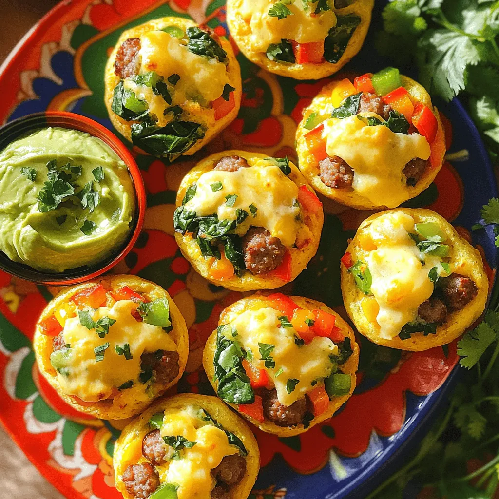 - 4 large eggs - 1 cup shredded cheese (cheddar, mozzarella, or your favorite blend) - 1 cup diced vegetables (bell peppers, spinach, onions) - 1 cup cooked breakfast sausage or turkey, crumbled The essential ingredients are the heart of your breakfast bombs. The eggs bind everything together. The cheese adds creaminess and flavor. You can choose any cheese you love. I often use cheddar for a sharp taste. Diced vegetables bring color and nutrition. Bell peppers and spinach are my go-to favorites. The sausage or turkey gives a nice, hearty touch. You can even skip the meat for a vegetarian option. - 1 cup all-purpose flour - 1 tablespoon baking powder - 1 teaspoon garlic powder - 1 teaspoon salt - 1 teaspoon black pepper The dry ingredients are key for structure. All-purpose flour makes the bombs rise and hold their shape. Baking powder helps them puff up nicely in the oven. Garlic powder adds a hint of flavor without being too strong. Salt and black pepper are must-haves for seasoning. Adjust these spices to suit your taste. - ¼ cup milk - ¼ cup olive oil - Cooking spray for greasing The wet ingredients keep your bombs moist. Milk adds creaminess and helps mix everything. Olive oil provides richness and keeps the bombs tender. Don’t forget the cooking spray! It prevents sticking and makes cleanup easy. Using these ingredients, you can create a delicious breakfast treat. For the full recipe, check out the detailed steps to make these flavorful breakfast bombs. - Preheat the oven to 375°F (190°C). - Grease a standard muffin tin with cooking spray. - In a large mixing bowl, combine all-purpose flour, baking powder, garlic powder, salt, and black pepper. Mix these dry ingredients well. - In another bowl, crack the eggs and beat them. Add milk and olive oil, then mix until smooth. - Carefully pour the egg mixture into the dry ingredients. Stir gently with a spatula to combine, but do not over-mix. - Fold in the shredded cheese, diced vegetables, and crumbled sausage or turkey. Make sure everything is well mixed. - Fill each muffin cup about ¾ full with the mixture. This allows space for rising while baking. - Place the muffin tin in the oven and bake for 20-25 minutes. Look for a golden-brown top. - After baking, let the breakfast bombs cool for a few minutes. Then, remove them gently using a fork or spatula. You can find the Full Recipe for more detailed steps and ingredients. Baking Tips - Make sure your oven is the right temperature. This helps everything cook evenly. - Check for doneness with a toothpick. If it comes out clean, they are done. Ingredient Choices - Try using different cheeses. Cheddar and mozzarella are great, but get creative! - You can add more spices. Adjust them to fit your taste. A pinch of chili powder can add a fun kick. Presentation Tips - Arrange your breakfast bombs on a colorful platter. It makes them look tasty right away! - Serve with fresh salsa or creamy avocado dip. This adds flavor and pairs well. - For a fancy touch, sprinkle fresh herbs like cilantro or parsley on top. It makes the dish pop! These tips will help you create breakfast bombs that look good and taste even better. Enjoy making them with your own twist! {{image_4}} I love to experiment with breakfast bombs. They are fun and easy to make. You can change them up to fit your taste. Here are some tasty variations. To make a vegetarian version, skip the sausage. Instead, add more veggies like zucchini, mushrooms, or spinach. You can also use black beans for protein. This keeps your breakfast bombs hearty and filling without meat. You can mix and match your favorite vegetables to create endless combos. If you want a sweet start to your day, try sweet breakfast bombs. Mix in fruits like blueberries, bananas, or apples. Add a sprinkle of cinnamon for a dessert twist. This makes them like a morning treat. You can even top them with a drizzle of honey or maple syrup for extra sweetness. For those who need gluten-free meals, this recipe can adapt. Use a gluten-free flour blend instead of all-purpose flour. This still gives you the same fluffy texture. Plus, it makes breakfast bombs safe for everyone to enjoy. Just check the labels to ensure your other ingredients are gluten-free too. These variations keep breakfast exciting. Each one offers a unique taste. You can find the full recipe for all your breakfast bomb ideas in the [Full Recipe]. Store your breakfast bombs in the fridge for up to a week. Allow them to cool before placing them in an airtight container. This keeps them fresh and tasty. You can also wrap them in plastic wrap for extra protection. Label the container with the date for easy tracking. When you’re ready to enjoy them, simply take out what you need! If you want to keep your breakfast bombs longer, freeze them! Place them in airtight containers or freezer bags. Make sure to remove as much air as possible. This helps avoid freezer burn. You can freeze them for up to three months. For easy access, consider freezing them in single servings. To reheat your breakfast bombs, a few methods work best. The oven is my favorite. Preheat it to 350°F (175°C). Place the bombs on a baking sheet and heat for about 10-15 minutes. This keeps them crispy. You can also use the microwave for a quicker option. Just heat for about 30 seconds to 1 minute. Check to avoid overheating. Enjoy your breakfast bombs warm and delicious! Yes, you can make breakfast bombs ahead of time. To do this, prepare the mixture and fill the muffin tin. Cover it with plastic wrap and store it in the fridge for up to 24 hours. This way, you can bake them fresh in the morning. If you want to store them longer, bake the bombs and let them cool. Place them in an airtight container and keep them in the fridge for up to a week. You can also freeze them for up to three months. Just thaw them in the fridge before reheating. Breakfast bombs can be healthy, but it depends on the ingredients you choose. They offer protein from eggs and sausage and nutrients from vegetables. You can make them healthier by using turkey sausage or adding more veggies. Consider using low-fat cheese or even skipping cheese for a lighter option. If you're gluten-free, you can swap all-purpose flour for a gluten-free blend. This way, you still enjoy the flavor without the gluten. Breakfast bombs pair well with various sides. You can serve them with fresh salsa for a zesty kick. A creamy avocado dip also complements the flavors nicely. For something sweet, consider a side of fresh fruit or yogurt. If you want a heartier meal, serve them with crispy bacon or breakfast potatoes. You can also add a drizzle of hot sauce for those who like a bit of heat. You can find the detailed preparation steps and ingredients for Breakfast Bombs [here](#). Breakfast bombs are a fun and easy meal option. We covered all you need to know, from the essential ingredients to tasty variations. Remember, you can mix and match ingredients to suit your taste. Storage tips help keep them fresh, whether you refrigerate or freeze. Don’t forget the many sides you can serve with them. Explore these ideas and enjoy making your own breakfast bombs. They will add a burst of flavor to your mornings!