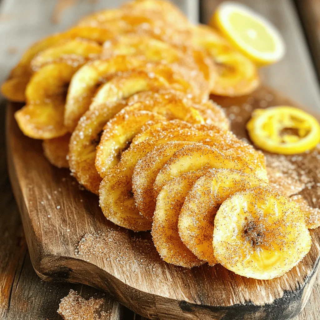 Crispy Cinnamon-Sugar Air Fryer Banana Chips Delight