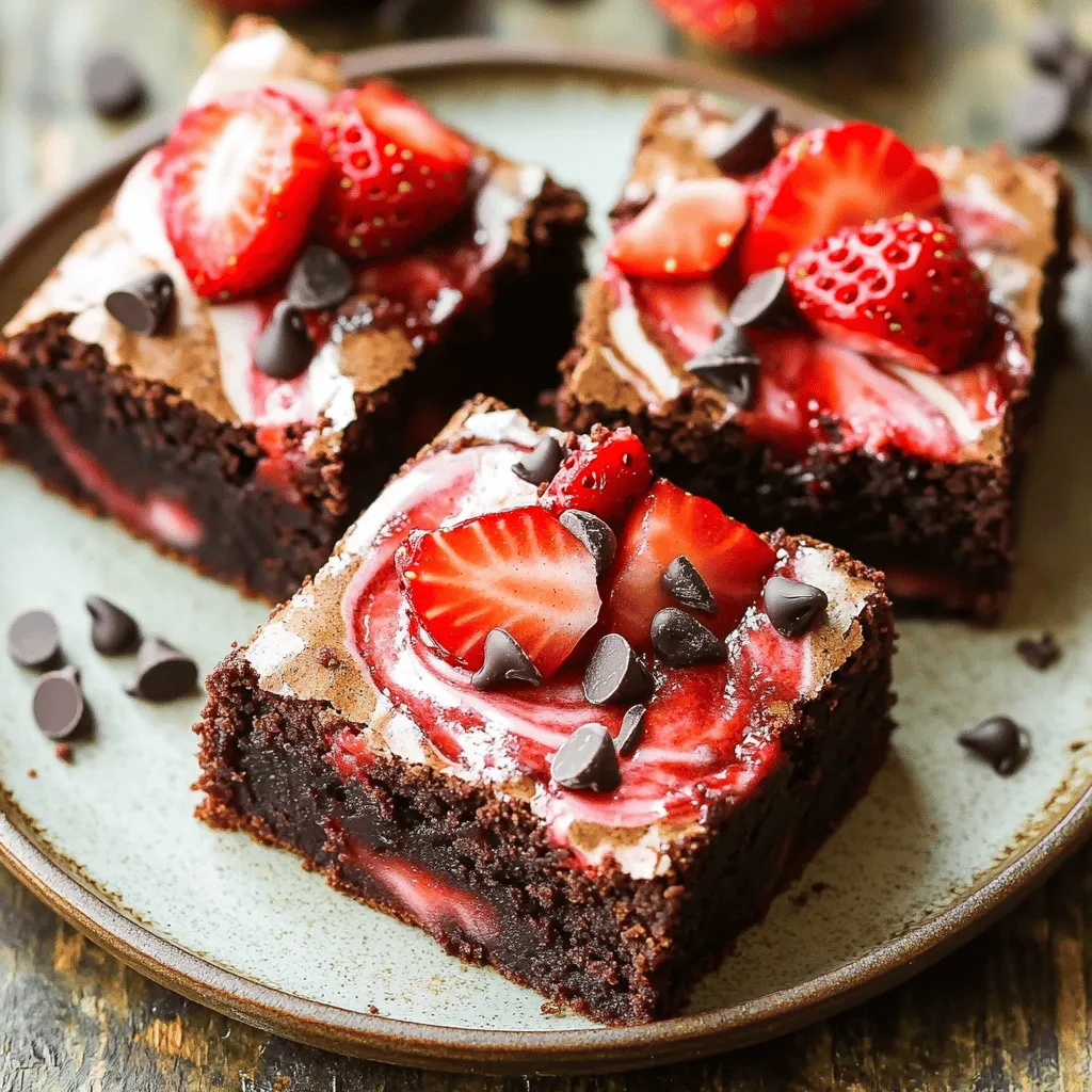 Strawberry Brownies Recipe Simple and Delicious Treat