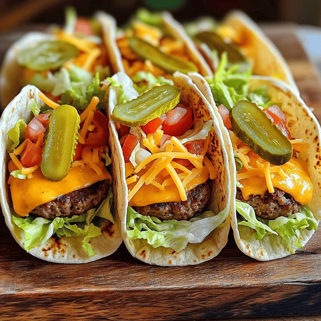 Big Mac Smash Burger Taco Flavorful and Fun Recipe