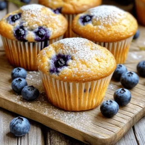- 1 cup all-purpose flour - 1/2 cup rolled oats - 1 teaspoon baking powder - 1/2 teaspoon baking soda - 1/4 teaspoon salt I always start with basic dry ingredients like all-purpose flour and rolled oats. The flour gives structure, while the oats add a nice chew. Baking powder and baking soda help the muffins rise, making them fluffy. Don’t forget the salt; it enhances flavors. - 1 cup cottage cheese (preferably low-fat) - 1/2 cup honey or maple syrup - 2 large eggs - 1/4 cup vegetable oil - 1 teaspoon pure vanilla extract Next, I mix the wet ingredients. Cottage cheese adds protein and moisture. You can choose honey or maple syrup as your sweetener. Eggs bind everything together, while vegetable oil keeps them soft. A splash of vanilla extract adds a lovely aroma. - 1 cup fresh blueberries (washed and drained) - Zest of 1 lemon (adds brightness) Now, let’s talk about flavor. Fresh blueberries are a must. They burst with juice when you bite into the muffins. Adding lemon zest brightens the flavor, making each muffin taste fresh. For the full recipe, check out the complete guide! First, preheat your oven to 350°F (175°C). This step is key for even baking. While the oven heats, prepare your muffin tin. You can line it with paper liners or spray it with cooking spray. This keeps the muffins from sticking. In a large mixing bowl, combine the dry ingredients. Add 1 cup of all-purpose flour, 1/2 cup of rolled oats, 1 teaspoon of baking powder, 1/2 teaspoon of baking soda, and 1/4 teaspoon of salt. Whisk these together until they are well mixed. This helps the muffins rise nicely. Now, grab another bowl for the wet ingredients. Mix together 1 cup of cottage cheese, 1/2 cup of honey or maple syrup, 2 large eggs, 1/4 cup of vegetable oil, 1 teaspoon of pure vanilla extract, and the zest of 1 lemon. Whisk until the mixture is smooth. Make sure the cottage cheese blends in well. Carefully pour the wet mixture into the dry ingredients. Stir just until everything is combined. A few lumps are okay; don’t overmix! Then, gently fold in 1 cup of fresh blueberries. Be careful not to crush them. Next, fill each muffin cup about two-thirds full with batter. This gives them room to rise. Bake in the preheated oven for 18-22 minutes. They are done when a toothpick comes out clean or with a few moist crumbs. After baking, let the muffins cool in the tin for about 5 minutes. Then, move them to a wire rack to cool completely. For the full recipe, check out the detailed instructions above. To make fluffy muffins, avoid overmixing your batter. When you combine the wet and dry ingredients, stir gently. A few lumps are okay. Overmixing can lead to dense muffins, which we want to avoid. You can use either fresh or frozen blueberries in your muffins. Fresh blueberries give a great taste and texture. If you choose frozen, do not thaw them first. This helps keep the muffins from turning blue and mushy. Blueberry Cottage Cheese Muffins are delightful warm. Serve them with a pat of butter or a drizzle of honey. You can also pair them with yogurt for a tasty breakfast or snack. A sprinkle of powdered sugar or a few extra blueberries on top makes them look fancy. For a fun twist, try adding a sprig of mint for color. Enjoy your delicious muffins! {{image_4}} For those needing gluten-free options, you can swap the all-purpose flour with almond flour or coconut flour. These flours give a nice texture but use less liquid. You can also mix gluten-free oats if you prefer. Just make sure to check for cross-contamination if you have a strong allergy. You can make your muffins more fun by adding nuts or spices. Walnuts or pecans give a nice crunch. A pinch of cinnamon or nutmeg adds warmth and flavor. If you want to switch up the fruit, try diced apples or raspberries instead of blueberries. Each fruit brings a new taste to the muffins. To change the sweetness, you can use less honey or syrup. If you like a sweeter muffin, add a bit more. You can also try using mashed bananas or applesauce as a natural sweetener. This not only changes the taste but also adds moisture to the muffins. You can find your perfect balance with a little trial and error. For the complete recipe, see the full recipe section above. To keep your muffins fresh for a few days, follow these steps: - Place muffins in an airtight container. - Store them at room temperature for up to three days. - If you want them extra soft, add a slice of bread to the container. This trick helps to keep the muffins moist. If you live in a humid area, it's best to refrigerate them. Wrap each muffin in plastic wrap before putting them in the fridge. For long-term storage, freezing is a great option. Here’s how to do it: - Allow muffins to cool completely. - Wrap each muffin in plastic wrap or aluminum foil. - Place wrapped muffins in a freezer-safe bag. You can freeze them for up to three months. When you're ready to eat, just take one out and reheat it. To reheat, warm in the oven at 350°F for about 10 minutes. You can also microwave for about 30-40 seconds. Blueberry cottage cheese muffins can last: - Up to three days at room temperature. - About one week in the fridge. - Three months in the freezer. After these times, they may spoil or lose flavor. Always check for any signs of mold or off smells before eating. Enjoy your muffins while they are fresh and tasty! To make these muffins healthier, consider these tips: - Use whole wheat flour instead of all-purpose flour. - Replace honey with a lower-calorie sweetener. - Add chia seeds or flaxseeds for extra fiber. - Cut back on oil by using unsweetened applesauce. These changes will lower calories and boost nutrition. Yes, you can use frozen blueberries. They add great flavor. However, the muffins may be a bit denser. Frozen berries also release more juice. This can change the color of your muffins. If using frozen, don't thaw them before adding. Just fold them in gently. The toothpick test is the best way. Insert a toothpick into the center of a muffin. If it comes out clean or with a few moist crumbs, they are done. Other signs include a golden-brown top and a slight spring when touched. Enjoying warm muffins right out of the oven is a treat! You now have a clear plan for making Blueberry Cottage Cheese Muffins. We covered the key ingredients, including both dry and wet options to create a tasty base. I shared step-by-step instructions for mixing and baking. Remember to focus on texture and freshness for the best results. Try different flavors, like adding nuts or spices, to make these muffins your own. Store them properly to keep them fresh for longer. With these tips, your muffins can be enjoyable anytime. Happy baking!