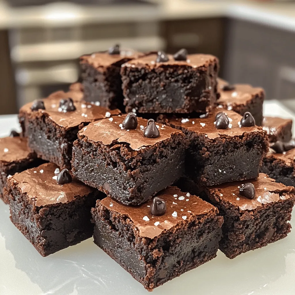 To make these easy zero sugar brownies, gather these ingredients: - 1 cup almond flour - 1/2 cup unsweetened cocoa powder - 1/2 teaspoon baking powder - 1/4 teaspoon fine sea salt - 1/2 cup unsweetened applesauce - 1/2 cup stevia or erythritol sweetener - 2 large eggs, lightly beaten - 1 teaspoon pure vanilla extract - 1/4 cup unsweetened almond milk or water - 1/2 cup sugar-free dark chocolate chips If stevia or erythritol is not your choice, try these options: - Monk fruit sweetener - Xylitol - Allulose Each sweetener has a different taste and sweetness level. Adjust the amount based on what you use. Always check the package for tips on how to swap them. Picking the best ingredients makes a big difference. Here are my tips: - Almond Flour: Look for finely ground flour. This will give your brownies a smooth texture. - Cocoa Powder: Choose high-quality cocoa for rich flavor. Dutch-processed cocoa adds a deeper taste. - Sweeteners: Opt for pure brands without fillers. This ensures you get the full sweetness without extra calories. - Chocolate Chips: Always use sugar-free options. Check the label for cocoa content for the best taste. Using these quality ingredients helps create the most fudgy and delicious brownies. You can find the full recipe above! Start by preheating your oven to 350°F (175°C). Grease an 8x8 inch baking pan with cooking spray. You can also line it with parchment paper. This helps make the brownies easy to remove later. In a large bowl, mix the dry ingredients. Combine 1 cup of almond flour, 1/2 cup of unsweetened cocoa powder, 1/2 teaspoon of baking powder, and 1/4 teaspoon of fine sea salt. Use a whisk to blend them well. Make sure there are no lumps in the mixture. In another bowl, blend the wet ingredients. Add 1/2 cup of unsweetened applesauce, your choice of sweetener, 2 beaten eggs, 1 teaspoon of pure vanilla extract, and 1/4 cup of unsweetened almond milk. Whisk these together until the mixture is smooth and well mixed. Slowly pour the wet mixture into the dry ingredients. Stir gently until just combined. Be careful not to overmix. This can make the brownies too dense. Once mixed, fold in 1/2 cup of sugar-free dark chocolate chips. Make sure they spread evenly in the batter. Transfer the batter into the prepared pan. Spread it evenly using a spatula. Bake in your preheated oven for 20-25 minutes. To check if they are done, insert a toothpick into the center. It should come out mostly clean, with a few moist crumbs. After baking, let the brownies cool in the pan for at least 10 minutes. Then cut them into squares. Enjoy your fudgy, delicious treat! For the full recipe, check the original section above. To make fudgy brownies, you want to use less flour and more wet ingredients. The almond flour in this recipe helps keep them moist. If you prefer cake-like brownies, add a bit more flour and bake them longer. You can also use baking powder to add lift. Just remember, fudgy brownies should be dense and rich, while cake-like brownies are lighter and fluffier. One big mistake is overmixing the batter. This can make your brownies tough. Mix just until everything is combined. Another common error is baking for too long. Check them at 20 minutes. If you insert a toothpick, it should come out with a few moist crumbs. Lastly, don’t skip the cooling time. Allowing them to cool helps them set properly, making cutting easier. To boost flavor, consider adding a pinch of espresso powder. It enhances the chocolate taste without adding sugar. You can also mix in nuts or sugar-free dried fruit for texture. For a fancy touch, serve warm brownies with a sprinkle of sea salt or a dollop of sugar-free whipped cream. This adds an appealing look and a tasty contrast. For more tips, check out the Full Recipe. {{image_4}} You can make your brownies even better by adding nuts or dried fruits. Nuts like walnuts or pecans give a nice crunch. They also add healthy fats and protein. Dried fruits like cherries or cranberries add sweetness and chewiness. Mix in about half a cup of your choice. Just fold them in gently before you bake. This will give each bite a new texture and taste. Want to change the flavor? You can easily do that! For a minty twist, add a teaspoon of mint extract. This will make your brownies fresh and fun. If you love peanut butter, try mixing in 1/4 cup of creamy peanut butter. Swirl it into the brownie batter for a tasty surprise. You can also add spices like cinnamon or a dash of espresso powder for a deeper flavor. Experiment and find what you like best! These brownies are already gluten-free thanks to almond flour. But if you want to make them dairy-free, choose dairy-free chocolate chips. You can also replace almond milk with any plant-based milk. Coconut milk or oat milk works well. These small changes keep the brownies tasty and friendly for those with dietary needs. Enjoy the fun of baking while making it work for everyone! To keep your zero sugar brownies fresh, store them in an airtight container. This will help them stay soft and moist. Place a layer of parchment paper between layers of brownies. This prevents sticking. Keep the container in a cool, dry place away from sunlight. Avoid storing them in the fridge, as this can dry them out. You can freeze brownies for up to three months. First, cut them into squares. Wrap each square in plastic wrap, then place them in a freezer-safe bag. When you want one, take it out and let it thaw at room temperature. For a warm treat, microwave it for about 10 seconds. This makes them gooey and delicious again! These brownies last for about a week at room temperature. If stored properly, they can last even longer in the freezer. Always check for any signs of spoilage, like a strange smell or texture. Enjoy your homemade yummy brownies while they’re fresh! For the full recipe, check out the previous sections. You can use stevia, monk fruit, or allulose. Each sweetener has a different taste. I suggest starting with a small amount. Adjust based on your taste. Stevia is very sweet, so use less. Monk fruit has a nice flavor. Allulose is close to sugar in taste. Experiment to find your favorite. Yes, you can! Use flaxseed meal or chia seeds as egg replacers. Mix one tablespoon of flaxseed meal with three tablespoons of water. Let it sit for five minutes to thicken. This will act like one egg. Use a plant-based milk, like almond or oat. Your brownies will be just as fudgy and delicious! If you use a larger pan, your brownies will bake faster. Check them 5-10 minutes earlier. For a smaller pan, they may need more time. Keep an eye on them and check for doneness with a toothpick. Adjusting baking time is key for perfect brownies. You can use coconut flour, oat flour, or ground oats. Coconut flour absorbs more liquid, so use less. Oat flour is a great substitute too. Just make sure to adjust your wet ingredients. Each flour has its own texture, but they all work well for brownies. Yes, these brownies are low in sugar and use sweeteners like erythritol. This makes them a good choice for diabetics. They have a lower glycemic index. Always consult with a doctor or dietitian for personal advice. Enjoy these brownies without worry! For the full recipe, refer to the earlier section. You learned about the best ingredients and how to pick quality ones. I shared easy steps for making zero sugar brownies. You also got tips to achieve perfect texture and avoid mistakes. We explored fun variations to customize your brownies and how to store them. Remember, baking is fun and creative. Enjoy experimenting with flavors and ingredients! With these tips, you can make delicious brownies that fit your needs. Happy baking!