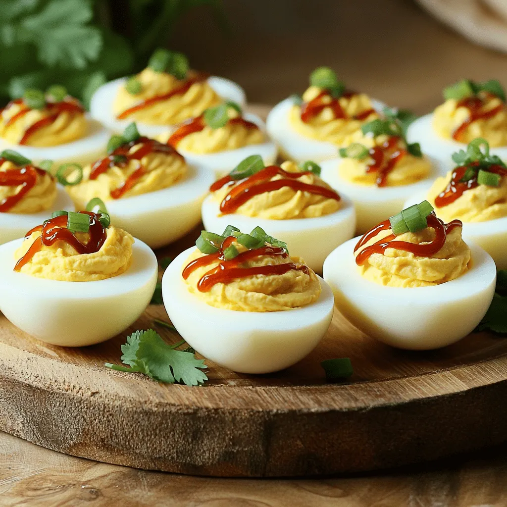 Spicy Chili Garlic Deviled Eggs Irresistible Flavor