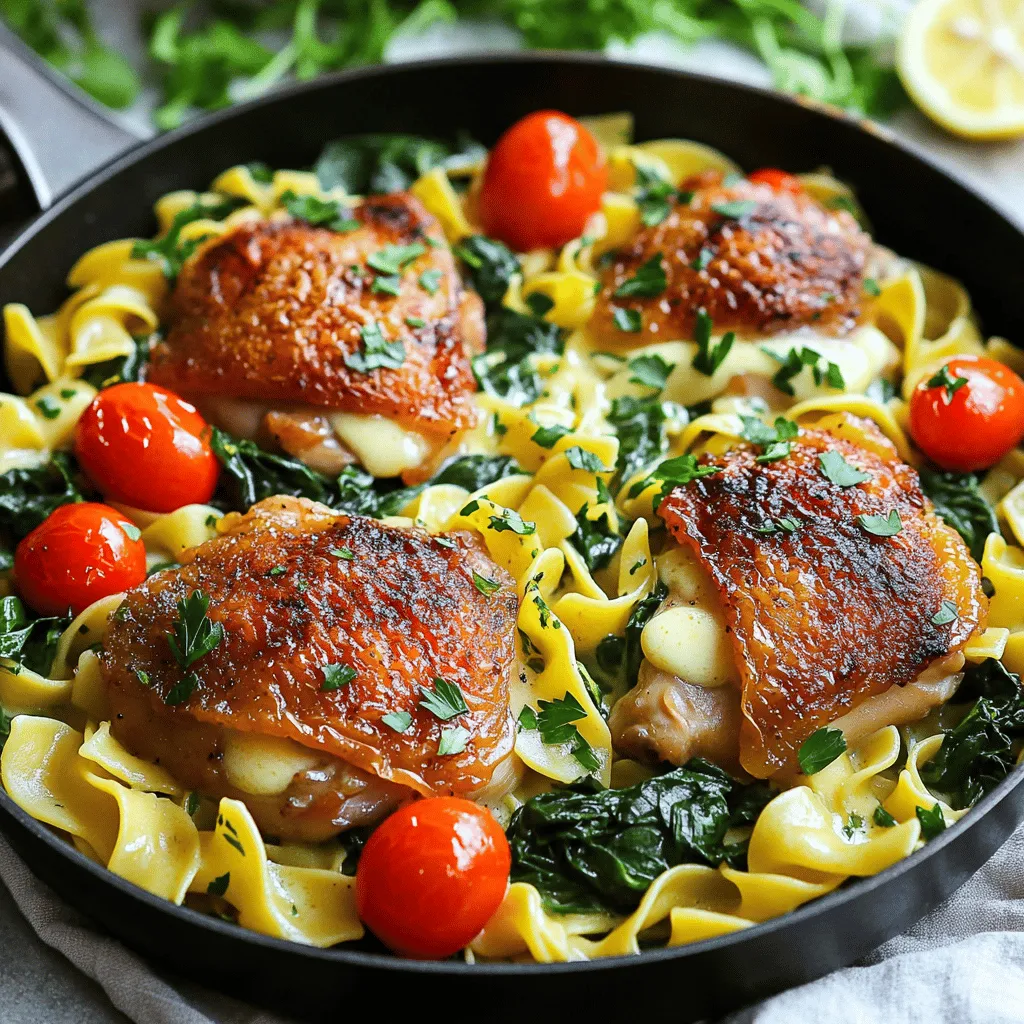 One-Pan Chicken with Buttered Noodles Simple Meal