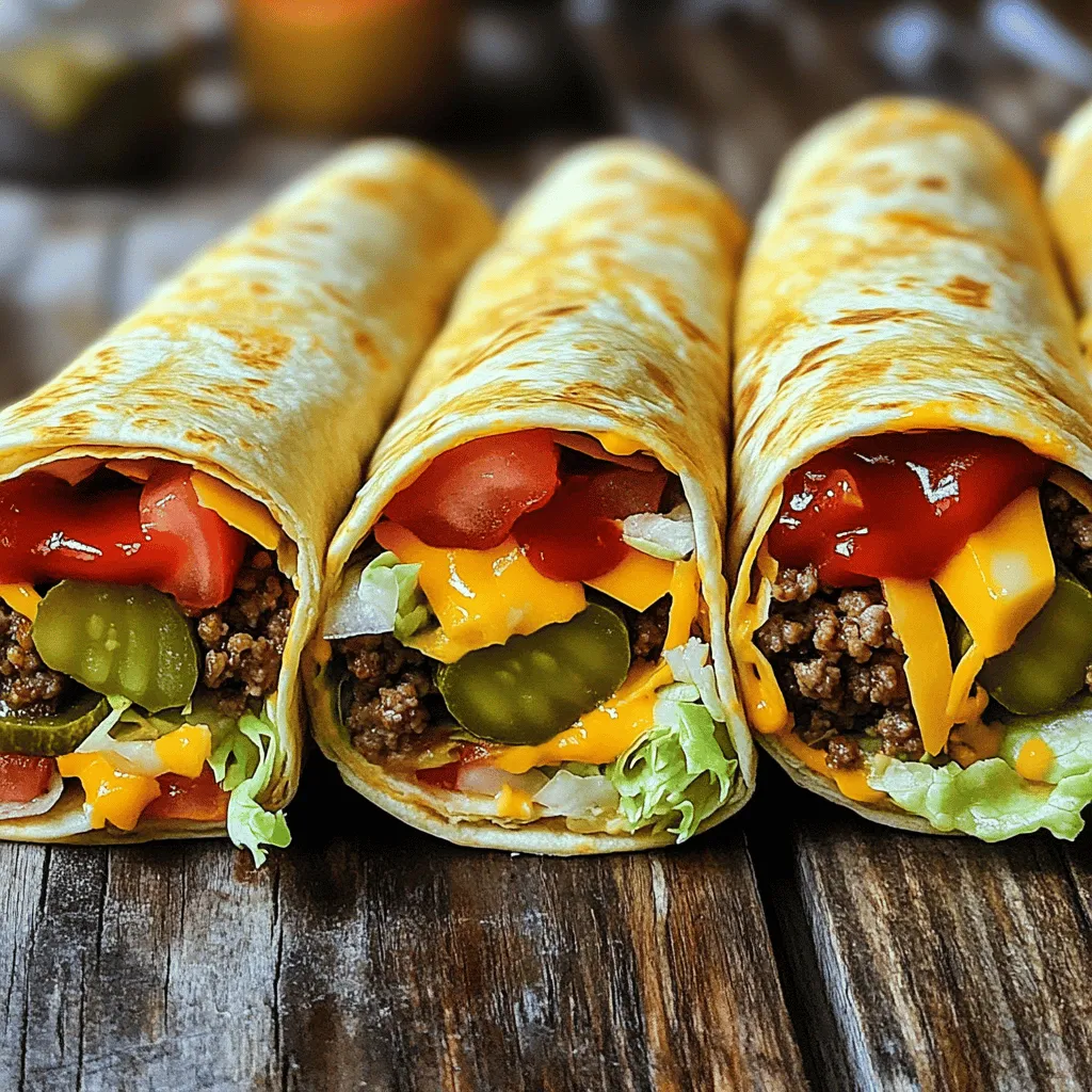 Big Mac Wraps Flavorful and Fun Recipe Guide