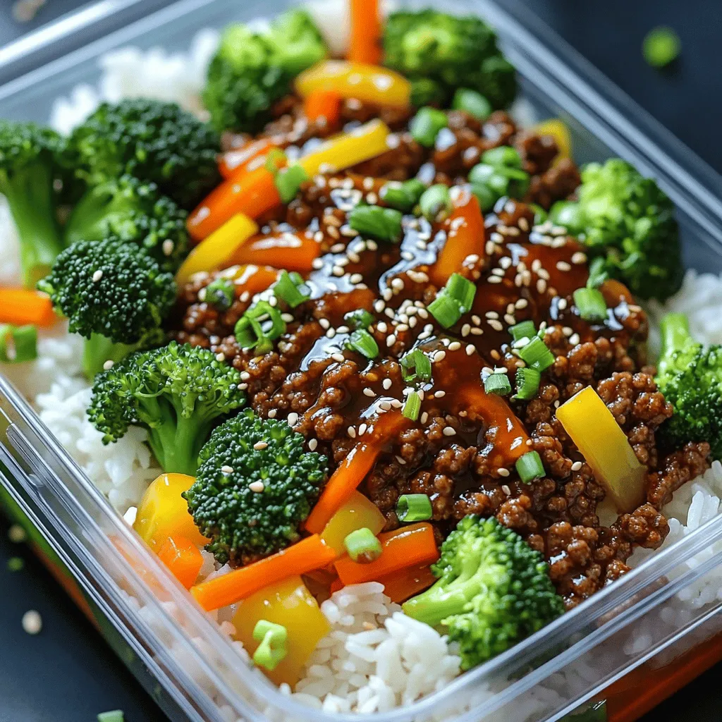 Meal Prep Ground Beef Teriyaki for Easy Dinners