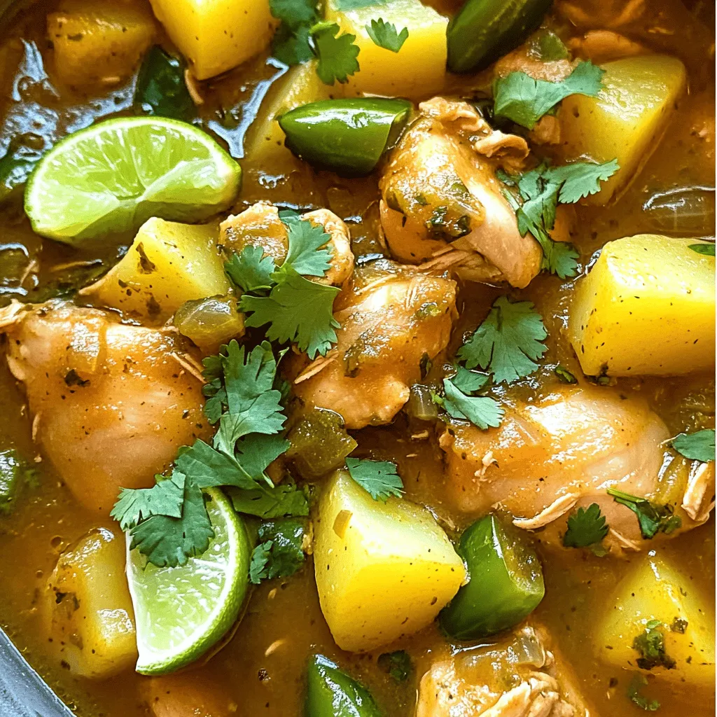 Green Chile Chicken Stew Hearty and Flavorful Dish