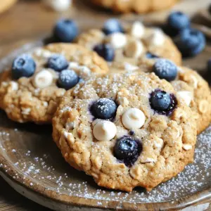 When making White Chocolate Blueberry Oatmeal Cookies, you need simple, fresh ingredients. Here is the detailed list of what you'll need: - 1 cup rolled oats - 1 cup all-purpose flour - 1/2 teaspoon baking soda - 1/2 teaspoon baking powder - 1/4 teaspoon salt - 1/2 cup unsalted butter, softened - 1/2 cup packed brown sugar - 1/4 cup granulated sugar - 1 large egg - 1 teaspoon pure vanilla extract - 1 cup white chocolate chips - 1 cup fresh blueberries These ingredients blend together perfectly. The oats give a nice chew. The white chocolate adds sweetness. Fresh blueberries burst with juice in every bite. This mix creates a cookie that is not only tasty but also fun to make. You can find the full recipe outlined in the article. Enjoy the process and let your kitchen fill with sweet scents! Start by preheating your oven to 350°F (175°C). This step is key for even baking. While the oven heats, line a baking sheet with parchment paper. This helps the cookies from sticking and makes cleanup easy. In a medium bowl, sift together the rolled oats, all-purpose flour, baking soda, baking powder, and salt. This will mix the dry ingredients well and remove lumps. Once done, set this bowl aside. In a large mixing bowl, add softened unsalted butter, packed brown sugar, and granulated sugar. Use an electric mixer on medium speed. Mix this for about 3-4 minutes until it becomes light and fluffy. This makes the cookies tender and gives them a great texture. Now it’s time to add the egg and vanilla extract to the butter-sugar mix. Beat them together until smooth. Gradually add the dry ingredient mix to the wet mixture. Combine them gently. Mix just until no flour streaks remain. Be careful not to overmix, or the cookies will be tough. Next, fold in the white chocolate chips and fresh blueberries. Do this gently to keep the blueberries intact. This step is where the cookies get their sweet and fruity flavor. Using a tablespoon, scoop rounded balls of cookie dough. Place them onto the prepared baking sheet, spacing them about 2 inches apart. This space allows them to spread while baking. Bake the cookies for 10-12 minutes. They are done when the edges are golden brown and the centers look just set. Once baked, take them out and let them cool on the baking sheet for about 5 minutes. Then, transfer them to a wire rack to cool completely. Enjoy your White Chocolate Blueberry Oatmeal Cookies! For the full recipe, check the previous section. - Measure your ingredients accurately. Use a kitchen scale for best results. - Use the right tools, like dry measuring cups for flour and liquid measuring cups for wet ingredients. - Avoid overbaking. Check cookies at the 10-minute mark. They should look soft but set. - Use cold butter for a chewier cookie. It helps the dough hold its shape. - Room temperature eggs mix better. They help the batter blend smoothly. - Mixing cold and room temperature ingredients creates the best balance in texture. - Dust cookies with powdered sugar for a lovely finish. It adds a touch of elegance. - Arrange cookies on a decorative plate. This makes them look more appealing. - Serve with yogurt for dipping. It adds flavor and fun to your snack time. For more detailed instructions, check the Full Recipe. {{image_4}} You can switch fresh blueberries for freeze-dried blueberries. This change makes the cookies chewier. Freeze-dried blueberries keep their flavor well. They also add a fun crunch. If you want gluten-free cookies, use gluten-free flour. Many brands offer great mixes. You can still enjoy a soft, tasty cookie! To boost flavor, think about adding nuts or spices. Chopped walnuts or pecans give a nice crunch. You can also mix in cinnamon or nutmeg for warmth. These additions create a new taste and texture. Experiment with what you love! For a vegan option, replace butter with coconut oil. You can also use flaxseed mixed with water instead of an egg. This works well and binds the dough nicely. These swaps make the cookies plant-based. Enjoy a delicious treat that fits your needs! For the full recipe, check out the White Chocolate Blueberry Oatmeal Cookies section. To keep your cookies fresh, store them in an airtight container. Place parchment paper between layers to avoid sticking. Cookies stay tasty at room temperature for about a week. If you notice them getting too soft, pop them in the fridge for a bit. The cold helps firm them up! Freezing cookies is easy and smart. First, let your cookies cool completely. Then, place them in a single layer on a baking sheet. Freeze them for about an hour. Once solid, transfer the cookies to a freezer bag and remove as much air as possible. They can last up to three months. When you want to enjoy them, just thaw them in the fridge overnight. To reheat cookies and keep them soft, use your oven. Preheat it to 350°F (175°C). Place the cookies on a baking sheet and warm them for about 5-10 minutes. This makes them taste fresh-baked again. You can also use a microwave. Heat each cookie for 10-15 seconds. This gives you a warm treat in no time! To make these cookies from scratch, follow these basic steps: 1. Preheat your oven to 350°F (175°C) and line a baking sheet with parchment paper. 2. In a bowl, mix rolled oats, flour, baking soda, baking powder, and salt. 3. In another bowl, cream softened butter, brown sugar, and granulated sugar until fluffy. 4. Add an egg and vanilla extract to the butter mixture and mix well. 5. Gradually stir in the dry ingredients until just combined. 6. Fold in white chocolate chips and blueberries. 7. Scoop dough onto the baking sheet and bake for 10-12 minutes. 8. Allow cooling before enjoying. You can find the Full Recipe if you want detailed steps. Yes, you can use frozen blueberries. Here are the pros and cons: - Pros: Frozen blueberries are convenient and often cheaper. They can add a nice burst of flavor. - Cons: They may release more juice, making your cookies wetter. This can change the texture slightly. These cookies stay fresh for about one week at room temperature. To keep them fresh: - Store them in an airtight container. - Avoid exposing them to air or moisture. Absolutely! You can customize your cookies with different mix-ins: - Nuts: Chopped walnuts or pecans add crunch. - Spices: Cinnamon or nutmeg can enhance flavor. - Dried fruit: Consider adding dried cranberries for a tangy twist. Experiment and make these cookies your own! In this post, we explored how to make delicious White Chocolate Blueberry Oatmeal Cookies. We covered the ingredients you need and detailed step-by-step instructions. Along with baking tips and ways to store your cookies, we also discussed fun variations to change up the flavor. Baking can be simple and fun. With these tips, you can enjoy tasty cookies anytime. Get creative with your mix-ins and storage methods. Happy baking!