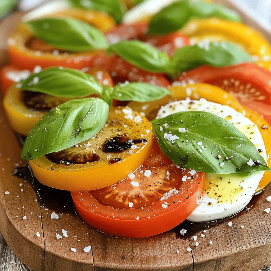 Caprese Salad with Balsamic Glaze Simple and Fresh