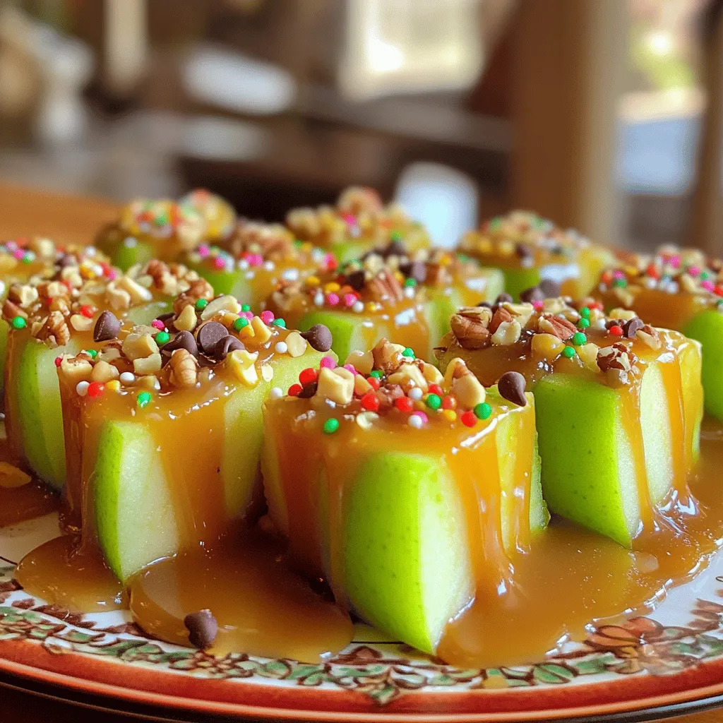 Easy Caramel Apple Bites Simple and Tasty Treat