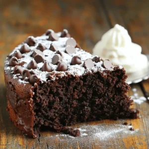 To make this delicious cake, you need a few key items: - 1 ½ cups grated zucchini - 1 ½ cups all-purpose flour - 1 cup granulated sugar - ½ cup unsweetened cocoa powder These ingredients form the base of your cake. The grated zucchini adds moisture, while the cocoa powder gives a rich chocolate flavor. You can enhance your cake with some extras: - ½ cup semi-sweet chocolate chips - ½ teaspoon ground cinnamon The chocolate chips make it extra sweet and fun! A touch of cinnamon adds warmth and depth to the flavor. If you need alternatives, here are some ideas: - Use alternative sweeteners like honey or agave syrup. - Try whole wheat flour for a healthier option. - For a dairy-free version, swap eggs for applesauce or flaxseed meal. These substitutions can help meet your dietary needs without losing taste. 1. Prepping the oven and baking pan: Start by preheating your oven to 350°F (175°C). This step is key for even baking. Prepare an 8-inch square baking pan by greasing it with butter or oil. You can also dust it with flour or use parchment paper. This ensures easy cake removal later. 2. Mixing dry ingredients: In a large mixing bowl, add the dry ingredients. You need 1 ½ cups of all-purpose flour, 1 cup of granulated sugar, and ½ cup of unsweetened cocoa powder. Then, add 1 teaspoon of baking soda, ½ teaspoon of baking powder, and ½ teaspoon of salt. If you want a warm flavor, you can include ½ teaspoon of ground cinnamon as well. Sift these together to break up any lumps. 1. Whisking eggs and mixing in oil: In a separate bowl, take 2 large eggs. Whisk them well until they are light and frothy. Add ½ cup of vegetable oil and 1 teaspoon of vanilla extract to the eggs. Mix until everything is blended well. 2. Incorporating zucchini into the mixture: Next, take 1 ½ cups of grated zucchini. Gently fold it into the egg mixture. Make sure the zucchini is evenly mixed in. This adds moisture and flavor to your cake. 1. Folding dry and wet ingredients together: Carefully pour the egg mixture into the bowl with your dry ingredients. Use a spatula or wooden spoon to stir gently. Mix until just combined, but be careful not to overmix. If you want extra chocolate, you can fold in ½ cup of semi-sweet chocolate chips at this stage. 2. Baking time and checking for doneness: Pour the batter into your prepared baking pan. Spread it out evenly. Place the pan in your preheated oven and bake for 30-35 minutes. To check if it’s done, insert a toothpick into the center. It should come out clean or with a few moist crumbs. Once baked, let the cake cool in the pan for about 10 minutes. Then, move it to a wire rack to cool completely before cutting and serving. For the full recipe, check the details provided earlier. To get the best texture, do not overmix your batter. When you mix too much, the cake can turn out tough. Gently stir until the ingredients blend together. This keeps your cake light and fluffy. To avoid a dense cake, make sure to fold in the zucchini lightly. The zucchini adds moisture, which helps keep the cake airy. If you mix too hard, you lose that fluffiness. Using fresh zucchini is key for flavor and moisture. Fresh zucchini has more water, making your cake softer. Frozen zucchini can work, but it's essential to squeeze out extra water. This keeps the batter from being too wet. Adding chocolate chips gives extra flavor. Use semi-sweet chocolate chips for a nice touch of sweetness. Fold them in gently, so they mix well but don't break apart. For a fun topping, dust your cake with powdered sugar or cocoa powder. This adds a nice touch to the look. You can also drizzle melted chocolate on top for extra flair. Serve your cake with whipped cream or a scoop of vanilla ice cream. These pair well with the rich chocolate flavor. For a more decadent experience, try it with fresh berries! For the full recipe, check out the complete instructions above. {{image_4}} You can make a lighter chocolate zucchini cake by cutting down on the sugar. Try using half the sugar. This way, the cake stays sweet but is less rich. You can also use applesauce or mashed bananas instead of some sugar. They add moisture and natural sweetness. For a gluten-free chocolate zucchini cake, swap the all-purpose flour for almond flour or a gluten-free mix. Both options work well and keep the cake fluffy. Just make sure to check the package for the right measurements. Adding nuts or dried fruits can make your cake more fun. Chopped walnuts or pecans add a nice crunch. Dried cherries or raisins can give a sweet burst. Mix in about half a cup of nuts or fruits to the batter. You can also play with spices for a unique taste. Try adding a pinch of nutmeg or a dash of cayenne for warmth. These spices can give your cake an interesting twist. You can adapt this cake for different seasons. In the fall, add pumpkin spice or chopped apples for a cozy feel. In the spring, use fresh berries for a light, fruity touch. During the holidays, think about festive variations. You could add peppermint extract for a minty flavor. Or, try a chocolate ganache topping for a rich finish. These touches can make your cake perfect for any celebration. For more details on the recipe, check the Full Recipe. To store leftover cake, place it in an airtight container. This keeps the cake fresh. You can also wrap it tightly in plastic wrap. Make sure to keep it in a cool, dark place. To keep it moist, avoid exposing it to air. If you notice it drying out, you can add a slice of bread inside the container. This helps maintain moisture. You can freeze the cake for longer storage. First, let the cake cool completely. Then slice it into portions. Wrap each slice in plastic wrap, then place them in a freezer bag. Label it with the date. To thaw, take a slice out and leave it in the fridge overnight. For the best texture, do not refreeze thawed cake. At room temperature, the cake lasts about three days. Keep it covered to prevent drying out. If you see mold, or if it smells off, discard it. These are clear signs that the cake has gone bad. For longer storage, freezing is the best option. Always check the texture and taste before enjoying leftover cake. Can I use whole wheat flour instead of all-purpose flour? Yes, you can. Whole wheat flour adds a nutty flavor. However, it may make the cake denser. Use a mix of both for a lighter texture. Is it necessary to peel the zucchini? No, you don't need to peel it. The skin adds color and nutrients. Just wash it well before grating. How do I know when the cake is done baking? Check with a toothpick. Insert it into the center of the cake. If it comes out clean or with a few crumbs, it's done. Can I make this cake ahead of time? Yes, you can bake it a day in advance. Just cover it tightly and store it at room temperature. This helps the flavors blend. Is this recipe suitable for vegan diets? Not in its current form. To make it vegan, use flax eggs instead of regular eggs and a plant-based oil. How can I adjust the recipe for food allergies? You can use gluten-free flour for a gluten-free version. Replace eggs with applesauce or mashed banana for egg allergies. Always check labels for allergens. For the complete recipe, refer to the Full Recipe. In this guide, we explored how to make a delicious chocolate zucchini cake. I shared key ingredients, helpful tips, and even variations to try. You can use your favorite add-ins or make it healthier without losing taste. Remember to store leftovers properly for the best flavor. This cake isn't just tasty; it's versatile too. Enjoy getting creative and sharing this tasty treat with friends and family. Now, it’s time to bake this fun and unique dessert!