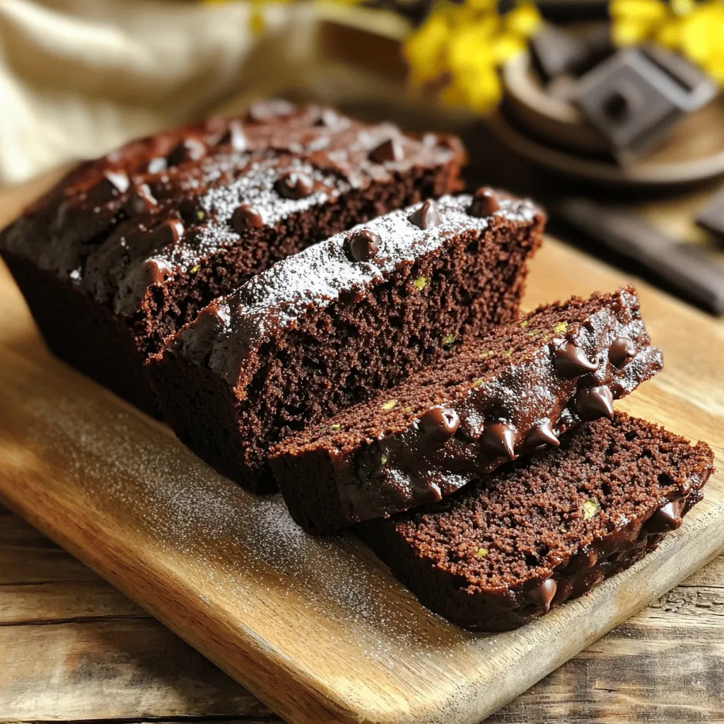 Super Moist Chocolate Zucchini Bread Irresistible Recipe