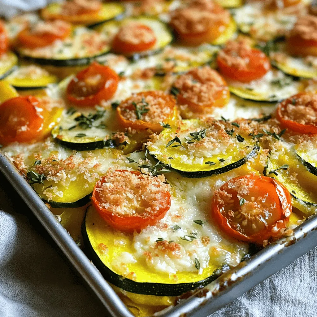 Zucchini and Yellow Squash Casserole Tasty and Simple