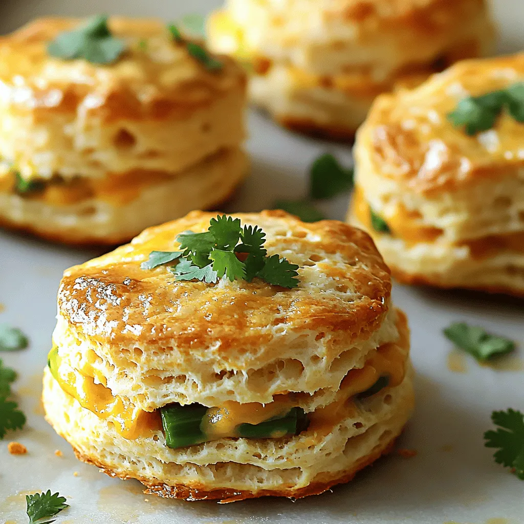 Green Chile Cheddar Biscuits Flavorful and Easy Recipe