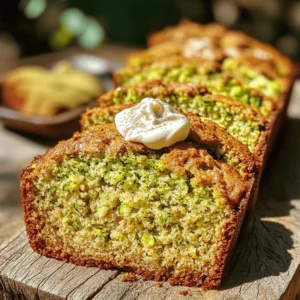 To make the best zucchini bread, you need simple ingredients. Here’s what you’ll need: - 2 cups freshly grated zucchini (about 2 medium zucchinis) - 1 cup granulated sugar - 1/2 cup packed light brown sugar - 3 large eggs, room temperature - 1/2 cup vegetable oil - 1/2 cup unsweetened applesauce - 2 teaspoons pure vanilla extract - 2 cups all-purpose flour - 1 teaspoon baking soda - 1/2 teaspoon baking powder - 1 teaspoon ground cinnamon - 1/2 teaspoon ground nutmeg - 1/4 teaspoon fine sea salt - 1/2 cup chopped walnuts (optional) - 1/2 cup semi-sweet chocolate chips (optional) These ingredients come together to create a moist and sweet bread that you will love. Using fresh, high-quality ingredients makes a big difference. Always choose firm zucchinis, as they have better flavor. Opt for natural sugars like granulated and brown sugar for a rich taste. Room temperature eggs blend better, making your batter smooth. For oil, a light vegetable oil works well, but you can also use coconut oil for added flavor. You can take your zucchini bread to the next level with fun add-ins. Here are some options: - Chopped nuts like walnuts or pecans add great crunch. - Semi-sweet chocolate chips make the bread sweet and rich. - Dried fruits such as raisins or cranberries give a fruity twist. - Spices like ginger or cloves can add warmth and depth. Feel free to mix and match these add-ins to find your perfect flavor! For the full recipe, check out the complete instructions. Start by gathering all your ingredients. You will need: - 2 cups freshly grated zucchini (about 2 medium zucchinis) - 1 cup granulated sugar - 1/2 cup packed light brown sugar - 3 large eggs, room temperature - 1/2 cup vegetable oil - 1/2 cup unsweetened applesauce - 2 teaspoons pure vanilla extract - 2 cups all-purpose flour - 1 teaspoon baking soda - 1/2 teaspoon baking powder - 1 teaspoon ground cinnamon - 1/2 teaspoon ground nutmeg - 1/4 teaspoon fine sea salt - 1/2 cup chopped walnuts (optional) - 1/2 cup semi-sweet chocolate chips (optional) Grate the zucchini using a box grater. Make sure to remove excess water by squeezing it lightly in a clean kitchen towel. This keeps your bread from becoming soggy. Measure all the ingredients before you start. It makes mixing easier and faster. In a large bowl, combine the grated zucchini, granulated sugar, brown sugar, and eggs. Add the vegetable oil, applesauce, and vanilla extract. Whisk everything together until smooth and creamy. This step is important because it blends the sugars and eggs, giving your bread a nice texture. You can use a hand whisk or an electric mixer. I prefer a whisk for better control. Just make sure everything is mixed well. In another bowl, sift together the all-purpose flour, baking soda, baking powder, cinnamon, nutmeg, and sea salt. Sifting helps mix the dry ingredients evenly. You want to avoid clumps in your batter. Next, gently fold the dry ingredients into the wet mixture. Use a spatula or wooden spoon. Stir until just combined. Overmixing can make the bread tough, which we want to avoid. If you are adding walnuts or chocolate chips, now is the time to fold those in gently. Carefully pour the batter into your greased loaf pan. Smooth the top with a spatula. This helps it bake evenly. For the full recipe, check the full recipe section. To get the best texture in your zucchini bread, start with fresh zucchini. Grate it finely to help it blend well into the batter. Remove excess moisture by squeezing the grated zucchini in a clean kitchen towel. This step keeps your bread light and fluffy. Remember, overmixing can lead to a dense loaf. Stir gently until just combined for a tender crumb. Set your oven to 350°F (175°C) for even baking. Bake the bread for 55 to 60 minutes. Keep an eye on it toward the end. Insert a toothpick into the center. If it comes out clean, your bread is ready. If it’s not baked through, give it a few more minutes. Every oven is a bit different, so adjust as needed. Mix the dry ingredients and wet ingredients separately before combining. This ensures even spice and flavor in every slice. When adding optional ingredients like nuts or chocolate chips, fold them in lightly. This helps spread them throughout the batter without overmixing. For a flavor boost, consider adding a bit of vanilla extract. This small addition can brighten the overall taste of your bread. For the full recipe, refer to the complete instructions above. {{image_4}} You can easily swap all-purpose flour for whole wheat flour. This change adds fiber and nutrients. Whole wheat flour gives a nuttier taste and denser texture, making it heartier. If you prefer gluten-free options, try almond flour or a gluten-free blend. These flours may change the texture but still yield a delicious bread. To elevate the flavor, consider adding spices. Ground ginger or cloves can bring warmth and depth. You can also play with vanilla extract. A splash of almond extract can add a unique twist. Don’t hesitate to experiment with spices you love. Each one can make your zucchini bread special. Mix-ins can truly personalize your zucchini bread. Chopped walnuts add crunch, while semi-sweet chocolate chips boost sweetness. Dried fruits like raisins or cranberries add a chewy texture. You can combine different mix-ins too. Just make sure they complement the bread and enhance the overall taste. For the full recipe, check the earlier section! To keep your zucchini bread fresh, let it cool completely. Wrap it tightly in plastic wrap or aluminum foil. You can also place it in an airtight container. This way, it stays moist for up to four days at room temperature. Avoid direct sunlight and heat, as they can dry it out. For long-term storage, freezing is best. Slice the zucchini bread first. Wrap each slice in plastic wrap, then place them in a freezer-safe bag. This protects against freezer burn. You can freeze it for up to three months. Label the bag with the date for easy tracking. When you're ready to eat, just thaw overnight in the fridge. Reheating zucchini bread is simple. For the best taste, preheat your oven to 350°F (175°C). Place the bread or slices on a baking sheet. Heat for about 10 to 15 minutes, until warm. If you want to use a microwave, heat for just 10 to 15 seconds. This works well for individual slices. Enjoy your warm zucchini bread! Yes, you can use frozen zucchini. Just make sure to thaw and drain it first. This step removes extra water. Too much moisture can make your bread soggy. Check your bread at about 55 minutes. Insert a toothpick into the center. If it comes out clean, your bread is ready. If it’s wet, bake for a few more minutes. For neat slices, use a sharp bread knife. Slice when the bread is cool. This helps keep the shape intact. If you want warm slices, let it cool for a short time. Add more applesauce or oil to the batter. You can also use very fresh zucchini. Another tip is to not overmix the batter. This keeps it light and fluffy. You can find the full recipe in the article. It has all the steps and tips you need to make the best zucchini bread. Zucchini bread is a simple and rewarding treat. We explored key ingredients, from quality choices to tasty add-ins. Next, I shared step-by-step instructions for making it perfectly. Tips and tricks helped enhance texture and flavor. We also discussed healthy swaps and fun variations, plus ways to store your bread. Remember, baking is a journey. Enjoy the process and have fun experimenting. Your ideal zucchini bread awaits!