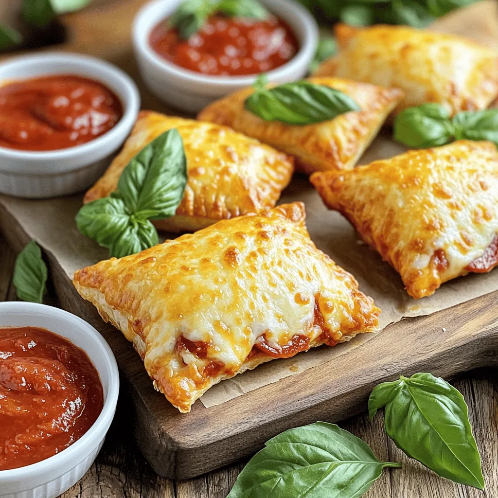 Easy Cheesy Homemade Pizza Pockets Quick and Tasty