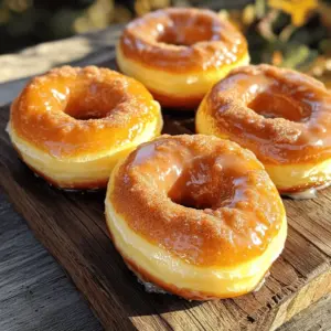 To make Thanksgiving brioche donuts, you need some key ingredients. Here is the list: - 2 cups all-purpose flour - 1/2 cup granulated sugar - 1 packet (2 1/4 tsp) active dry yeast - 1/2 teaspoon salt - 1/2 teaspoon ground cinnamon - 1/4 teaspoon ground nutmeg - 1/4 cup whole milk, warmed - 1/4 cup unsalted butter, melted - 3 large eggs, at room temperature - 1 teaspoon vanilla extract - Vegetable oil for frying - 1/2 cup granulated sugar mixed with 1 tablespoon ground cinnamon for coating - 1 cup powdered sugar, 2 tablespoons maple syrup, and 2 tablespoons milk for glaze These ingredients work together to create soft, fluffy donuts. The spices bring warmth and flavor, perfect for the holiday season. The maple glaze adds a sweet finish that makes these donuts truly special. For the complete recipe, check the Full Recipe section. First, gather your dry ingredients. In a large bowl, mix the flour, sugar, yeast, salt, cinnamon, and nutmeg. Whisk them together well. This step is key for flavor. Next, you need to prepare the wet ingredients. In another bowl, whisk the warm milk, melted butter, eggs, and vanilla. Combine them until smooth. Then, slowly pour this mixture into the dry ingredients. Stir gently until a soft dough forms. Now it's time to knead the dough. Place it on a floured surface and knead for about five to seven minutes. You want the dough to feel smooth and elastic. Once done, put the dough in a greased bowl. Cover it with plastic wrap and let it rise in a warm spot for one to two hours. It should double in size. After the dough rises, punch it down to release air. Roll it out to about half an inch thick on a floured surface. Use a donut cutter to cut out the donuts and their holes. Don’t forget to save the holes for frying! Arrange the cut donuts on a floured baking sheet. Cover them and let them rise again for about 30 minutes. This second rise makes the donuts light and fluffy. Now, heat vegetable oil in a deep skillet or saucepan. Aim for a temperature of 350°F (175°C). This step is crucial for frying. Carefully add a few donuts to the hot oil. Fry each donut for one to two minutes on each side, until golden brown. Once done, remove the donuts and set them on paper towels to drain any excess oil. While the donuts are still warm, roll each one in cinnamon sugar. This adds a sweet crunch. For the maple glaze, whisk together powdered sugar, maple syrup, and milk in a small bowl. The glaze should be smooth and glossy. Drizzle it over the warm donuts just before serving. Feel free to check the full recipe for more details. Enjoy your delightful Thanksgiving brioche donuts! To create the best brioche donuts, you need the right dough. Aim for a soft, slightly sticky texture. If the dough feels too dry, add a tiny bit of milk. If it’s too wet, sprinkle in more flour. Rising the dough is key. Place it in a warm spot, away from drafts. Cover the bowl with plastic wrap to keep in moisture. A good rise takes about 1-2 hours. You want it to double in size for that light, fluffy donut. Frying is where the magic happens. Heat the oil to 350°F (175°C). Use a kitchen thermometer for accuracy. If the oil is too cool, the donuts will absorb too much oil. If it’s too hot, they will burn. When frying, lower the donuts gently into the oil. This helps prevent splatters. Fry a few at a time and don't overcrowd the pan. Each donut should cook for about 1-2 minutes on each side. Look for that nice golden brown color for perfect results. Decorating your donuts can be fun and creative. You can coat them in cinnamon sugar right after frying. For a festive touch, consider drizzling maple glaze on top. To make your presentation pop, arrange them on a pretty plate. You can also place them in a basket, lined with a cloth. Add cinnamon sticks or maple leaves for a seasonal feel. This makes serving them a delight at your Thanksgiving table. {{image_4}} Thanksgiving brioche donuts can be fun to change up! Here are some tasty twists. You can add pumpkin puree to the dough. This gives the donuts a rich flavor. Use seasonal spices like cinnamon and nutmeg to boost that fall taste. These spices enhance the pumpkin, making each bite special. Dried cranberries can add a burst of tartness. Mix them into the dough for a fruity bite. You can also try different glaze options. A simple vanilla glaze or even a tangy cream cheese glaze works well. Each option adds a unique touch to your donuts. You aren’t limited to just pumpkin and cranberry! Think about chocolate or vanilla flavors for your donuts. You can also add nuts or fruits to the dough. Walnuts or pecans can add a nice crunch. Berries like blueberries or raspberries bring a fresh taste. These variations make your Thanksgiving brioche donuts fun and exciting. You can explore many flavors and find your favorite! Check out the Full Recipe for more details on making these delicious treats. To keep your Thanksgiving brioche donuts fresh, store them in an airtight container. This helps prevent them from drying out. Place a piece of parchment paper between the donuts to avoid sticking. Keep the container at room temperature for up to two days. For longer storage, consider refrigeration, but this may change their texture. Reheat your donuts for the best taste. Use an oven set to 350°F (175°C). Place the donuts on a baking sheet for 5 to 7 minutes. This warms them without making them soggy. You can also use a microwave for quick reheating. Heat each donut for about 10 to 15 seconds. Just be cautious not to overheat them. Freezing your brioche donuts is easy and keeps them tasty. Allow the donuts to cool completely. Wrap each one in plastic wrap. Then, place them in a freezer-safe bag or container. They can freeze for up to three months. To thaw, place them in the fridge overnight. For a warm treat, reheat them after thawing. Enjoy every bite of your festive delight! For the full recipe, check out the Thanksgiving Brioche Donuts details above. Making Thanksgiving brioche donuts from scratch is fun and simple. Here are the steps: 1. Mix Dry Ingredients: In a big bowl, whisk together flour, sugar, yeast, salt, cinnamon, and nutmeg. 2. Mix Wet Ingredients: In another bowl, stir warmed milk, melted butter, eggs, and vanilla until smooth. 3. Combine Mixtures: Pour the wet mix into the dry mix. Stir until a soft dough forms. 4. Knead Dough: On a floured surface, knead the dough for 5-7 minutes until smooth. 5. First Rise: Place the dough in a greased bowl. Cover it and let it rise in a warm spot for 1-2 hours until it doubles in size. 6. Shape Donuts: After rising, punch down the dough. Roll it out to 1/2 inch thick and cut out donuts. 7. Second Rise: Let the cut donuts rise on a floured sheet for another 30 minutes. 8. Fry Donuts: Heat oil to 350°F (175°C). Fry donuts until golden brown, about 1-2 minutes per side. 9. Coat Donuts: Drain on paper towels and coat in cinnamon sugar while warm. 10. Make Maple Glaze: Whisk powdered sugar, maple syrup, and milk. Drizzle over donuts before serving. I love this method because it brings out the rich flavors. For the full recipe, check out the complete guide. Yes, you can use instant yeast. Instant yeast works faster than active dry yeast. Here’s how they differ: - Activation: Active dry yeast needs to be dissolved in warm water first. Instant yeast can mix directly with dry ingredients. - Rise Time: Instant yeast usually makes dough rise quicker. You may need less time for your donuts to rise. - Flavor: Both types create great flavors, but the rise time can change the texture a bit. Using instant yeast can save time. Just remember to adjust your rise times. Serving these donuts can be fun and festive. Here are some ideas: - Decorative Plate: Arrange donuts on a pretty plate and dust with powdered sugar. - Festive Basket: Place them in a basket lined with a cloth for a cozy look. - Garnish: Add cinnamon sticks or maple leaves around the donuts for a seasonal touch. These little details make your Thanksgiving table more inviting. Enjoy the smiles your donuts will bring! You learned how to make delicious Thanksgiving brioche donuts. We covered the key ingredients, step-by-step instructions, and useful tips. I shared fun variations to keep things exciting. Proper storage and reheating methods keep your donuts fresh. In the end, these sweet treats bring joy to any gathering. Enjoy the process and share your donuts with friends and family. They will love it!