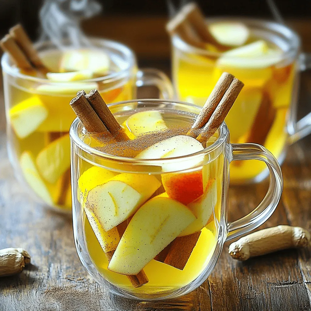 Cozy Cinnamon Apple Tea with Ginger Delightful Drink