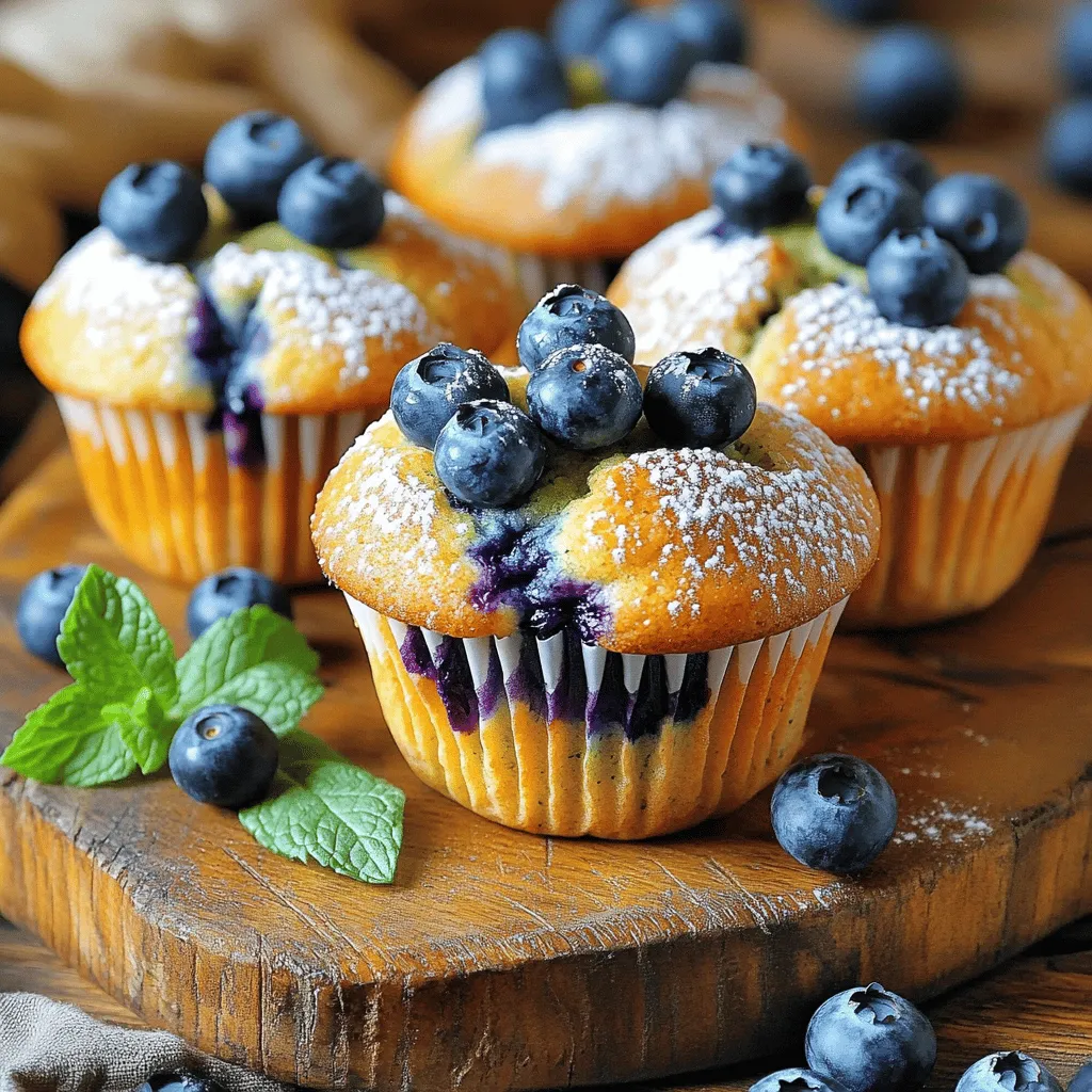Blueberry Zucchini Muffins Fluffy and Flavorful Bake