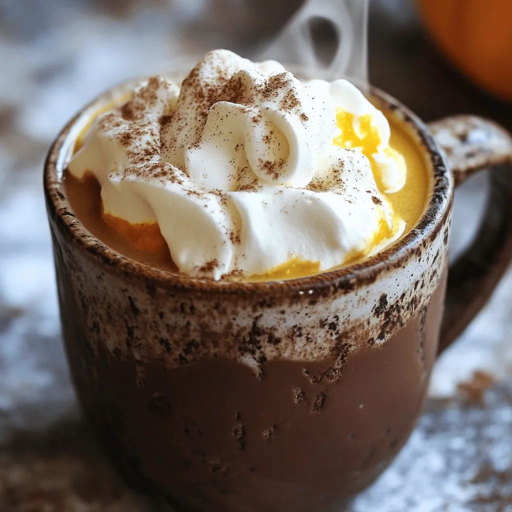 Pumpkin Spice Hot Chocolate Warm and Cozy Treat