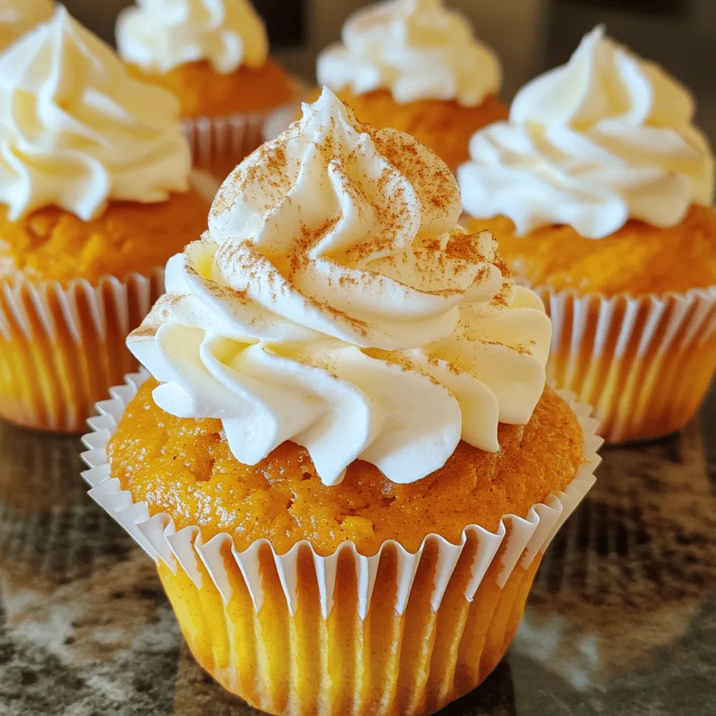 Impossible Pumpkin Pie Cupcakes Tasty Fall Treat
