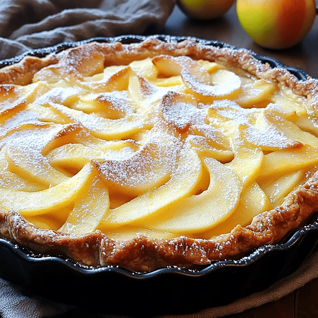 Irresistible Apple Custard Impossible Pie Delight