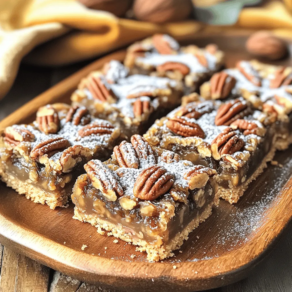 Healthy Vegan Pecan Pie Bars Simple and Delicious Snack