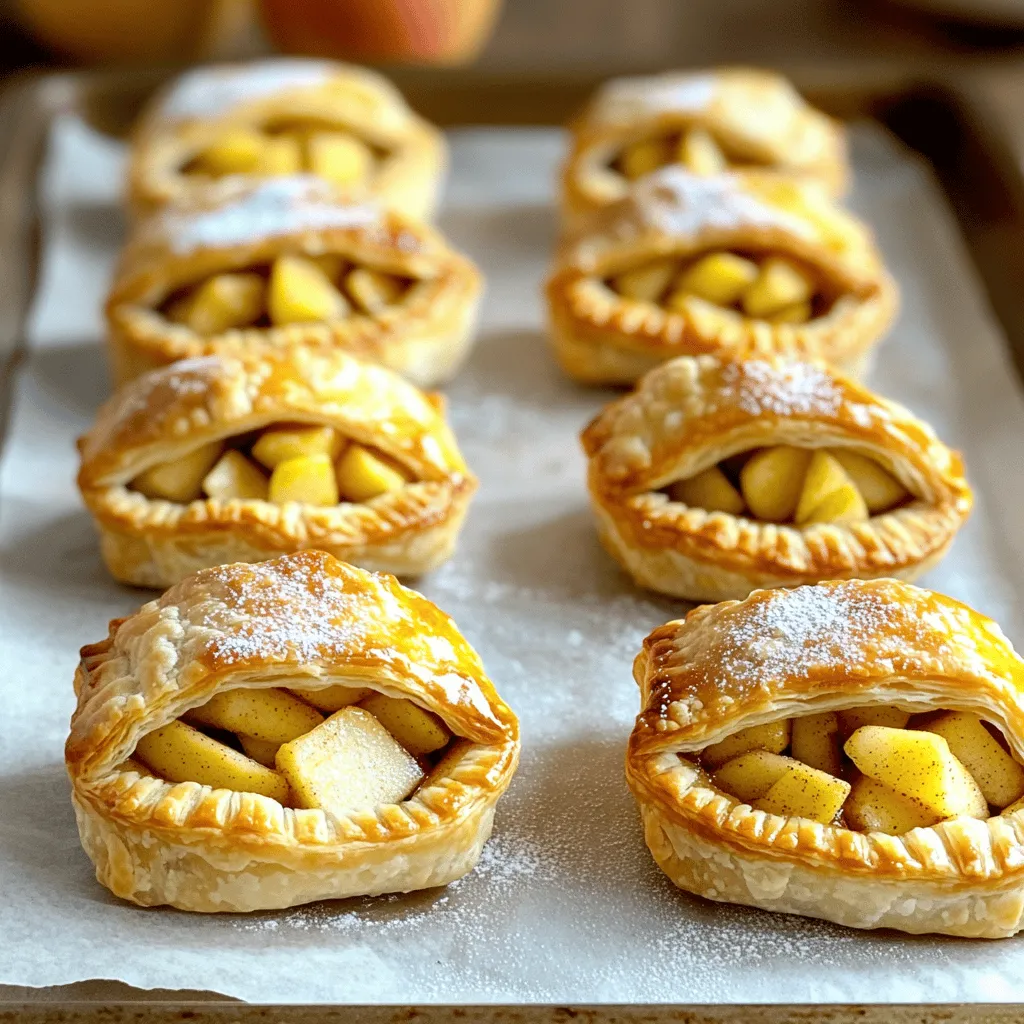 Mini Apple Pies With Puff Pastry Delicious and Easy Treat
