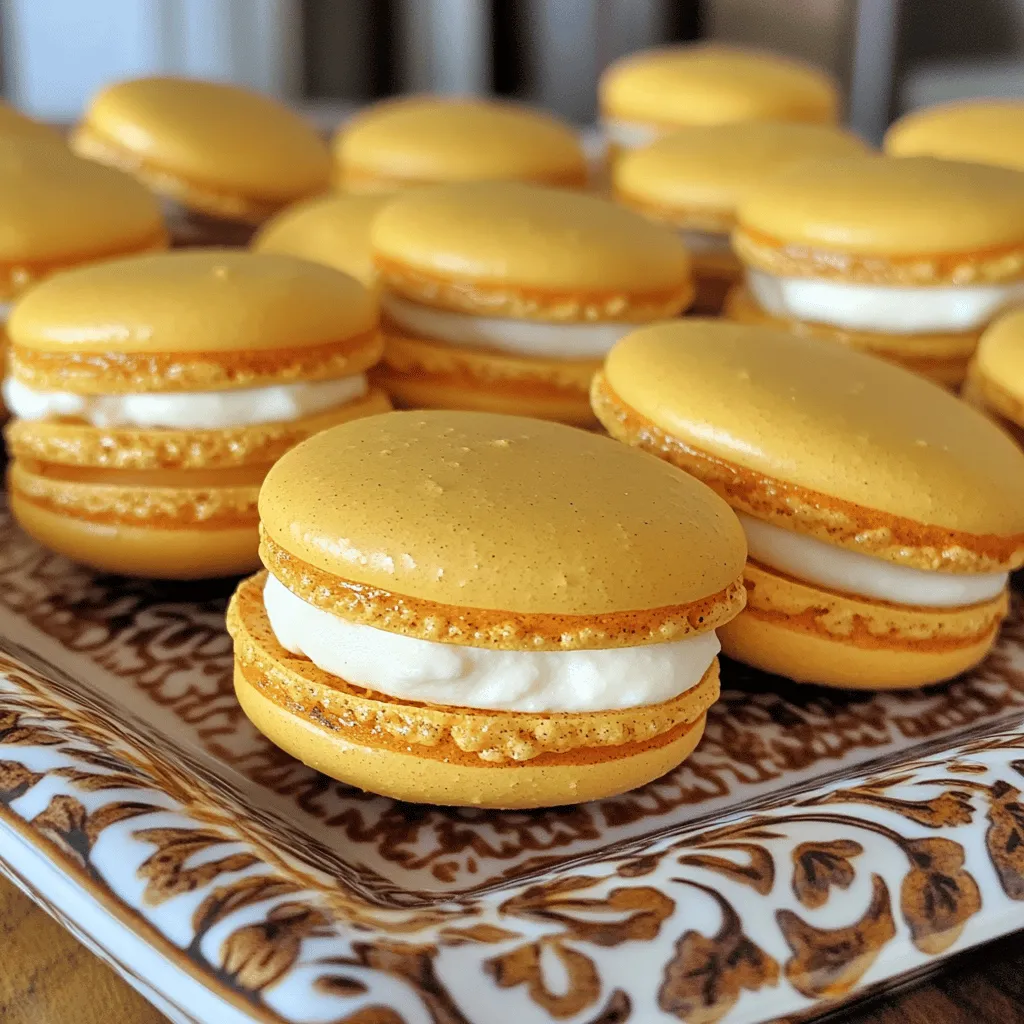Pumpkin Spice Macarons Delightful Fall Treat Recipe