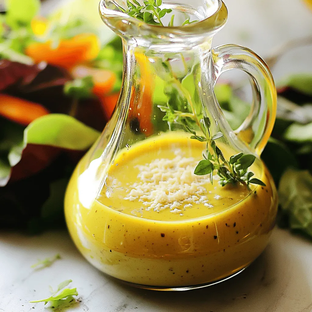 Parmesan Vinaigrette Zesty Flavor for Your Salads