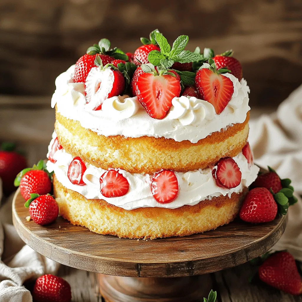 Best Strawberry Cake – Fresh Cream Cake Delightful Treat