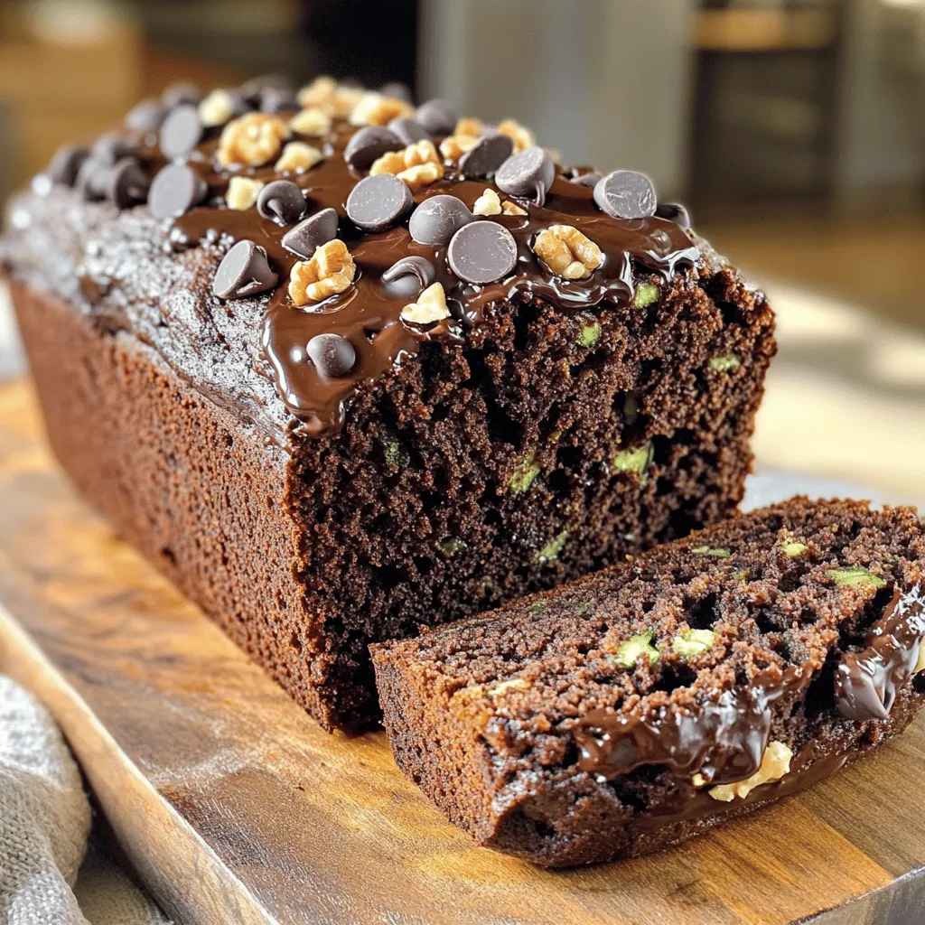 Vegan Chocolate Zucchini Bread Delicious and Moist Treat
