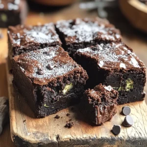 - Zucchini: Using zucchini in brownies adds moisture. It keeps them soft and rich. Zucchini is not just healthy; it also hides in the mix. You won’t taste it, but it makes your brownies better. - Sugars: Granulated sugar gives sweetness. Brown sugar adds a deeper flavor. It makes the brownies chewy and soft. Using both kinds of sugar gives a nice balance. - Fats: Vegetable oil keeps the brownies moist. It helps them bake evenly. Coconut oil adds a hint of flavor. It can also make them a bit richer. Choose the fat you like best for your taste. - Chocolate chips: You can use semi-sweet or dark chocolate chips. Mixing both can add depth to the flavor. They melt and create gooey pockets in the brownies. - Nuts: Adding chopped walnuts or pecans gives a nice crunch. Nuts bring extra flavor and texture. They also add healthy fats and protein. You can skip them if you prefer a smoother bite. For the full recipe, check out the Ultimate Indulgent Zucchini Brownies. Prepping the zucchini: How to grate properly Grate the zucchini using a box grater or food processor. Make sure to remove any excess water. You can do this by squeezing the grated zucchini in a clean kitchen towel. This helps keep the brownies moist, not soggy. Preheating the oven and preparing the baking pan Set your oven to 350°F (175°C). Take a 9x9-inch baking pan and grease it with butter or oil. You can also line it with parchment paper. This makes it easy to pull out the brownies when they are done. Combining wet ingredients for perfect moisture In a large bowl, mix the grated zucchini, oil, granulated sugar, brown sugar, eggs, and vanilla extract. Use a whisk or spatula to combine these well. The mixture should be smooth and creamy. Techniques for incorporating dry ingredients In another bowl, whisk the flour, cocoa powder, baking powder, baking soda, and salt. Slowly add this dry mix to the wet mixture. Stir gently until just combined. Be careful not to overmix. This helps the brownies stay tender. Ideal baking time and temperature Pour the batter into your prepared pan and spread it out evenly. Bake for 25-30 minutes. This temperature gives the brownies a nice texture and rich flavor. Tips for checking doneness To check if they are done, insert a toothpick in the center. It should come out with a few moist crumbs. If it has wet batter, bake them a bit longer. Avoid overbaking to keep them fudgy and delicious. For the full recipe, check out the Ultimate Indulgent Zucchini Brownies. To get fudgy brownies, avoid overmixing the batter. Mix just until everything is combined. Overmixing can add too much air and make them cake-like. Look for a thick, shiny batter that holds its shape. For perfect doneness, check the brownies at 25 minutes. Insert a toothpick into the center. If it comes out with a few moist crumbs, they are done. If it has wet batter, bake for a few more minutes. Remember, you want a soft, fudgy center. You can add spices or extracts to make unique flavors. Try a dash of cinnamon or a splash of almond extract. These small additions can change the taste and make your brownies stand out. Using zucchini has health benefits, too. It adds moisture without extra fat and is low in calories. Plus, it packs in vitamins and minerals. This makes your brownies tasty and a bit healthier! For a lovely touch, dust the brownies with powdered sugar. It adds a nice look and a hint of sweetness. You can serve them warm with whipped cream or a scoop of ice cream. This makes for a delicious dessert experience that everyone will enjoy. For the full recipe, check out the Ultimate Indulgent Zucchini Brownies. {{image_4}} You can make your zucchini brownies healthier with simple swaps. For sugar, try using applesauce or honey. These options cut calories while keeping sweetness. You can also use coconut sugar for a lower glycemic index. For flour, consider gluten-free choices. Almond flour or oat flour works great. They add a nutty taste and keep the brownies moist. You can mix them with regular flour for a nice blend. Get creative with mix-ins to boost flavor. Fresh fruits like raspberries or bananas can add a burst of sweetness. Consider flavored chocolates too. Peppermint or orange chocolate can change the whole vibe. You can also adjust the cocoa level. For a richer taste, add more cocoa powder. If you want a milder flavor, reduce it a bit. This tweak can suit your personal taste perfectly. Pair these brownies with ice cream for a fun treat. Vanilla or mint chocolate chip works well. You can also serve them warm with whipped cream. Leftovers? Try them in a breakfast parfait. Layer brownie pieces with yogurt and fruit. It makes a tasty and fun morning meal! To keep your brownies fresh, store them in an airtight container. This helps retain moisture and flavor. You can use a glass or plastic container with a tight lid. Always let the brownies cool completely before putting them away. This step prevents condensation, which can make them soggy. If you want to keep brownies for a longer time, freezing works well. First, let the brownies cool fully. Then, cut them into squares. Wrap each piece tightly in plastic wrap, then place them in a freezer-safe bag or container. This prevents freezer burn. To thaw, take the brownies out and leave them at room temperature for about an hour. If you're in a rush, you can microwave them for a few seconds. For the best taste, eat frozen brownies within three months. They will still taste great, but freshness fades over time. Can I use frozen zucchini? Yes, you can use frozen zucchini. Just thaw it first and squeeze out excess water. This helps keep your brownies from getting too soggy. What if my brownies are too cakey? If your brownies are too cakey, you might have overmixed the batter. Next time, mix just until combined. Also, check your baking time. Reduce it slightly for more fudgy results. Are zucchini brownies healthier than traditional brownies? Zucchini brownies are often healthier. They have less fat and sugar. Zucchini adds moisture and fiber, making them a smart choice. Plus, you can sneak in a veggie! Can I make these brownies vegan? Yes, you can make them vegan! Swap the eggs for applesauce or flaxseed meal. Use plant-based oil and dairy-free chocolate chips as well. How do I know if I've baked them too long? Check your brownies at the 25-minute mark. Insert a toothpick. If it comes out with wet batter, they need more time. If it has just a few moist crumbs, they are done! Can I adjust the sweetness in the recipe? Absolutely! You can use less sugar or replace it with a natural sweetener. Just keep in mind that too little sugar may change the texture a bit. For the best results, follow the Full Recipe. Zucchini brownies are simple and fun to make. You learned about key ingredients, like zucchini and sugars, that boost flavor and health. The step-by-step guide helps you prep and bake perfectly fudgy brownies. With tips for texture and flavor, you can personalize your treats. Remember to store them right to keep them fresh. Zucchini brownies offer a tasty twist on a classic. Enjoy exploring different variations and serving ideas. Get creative and make these brownies your own!