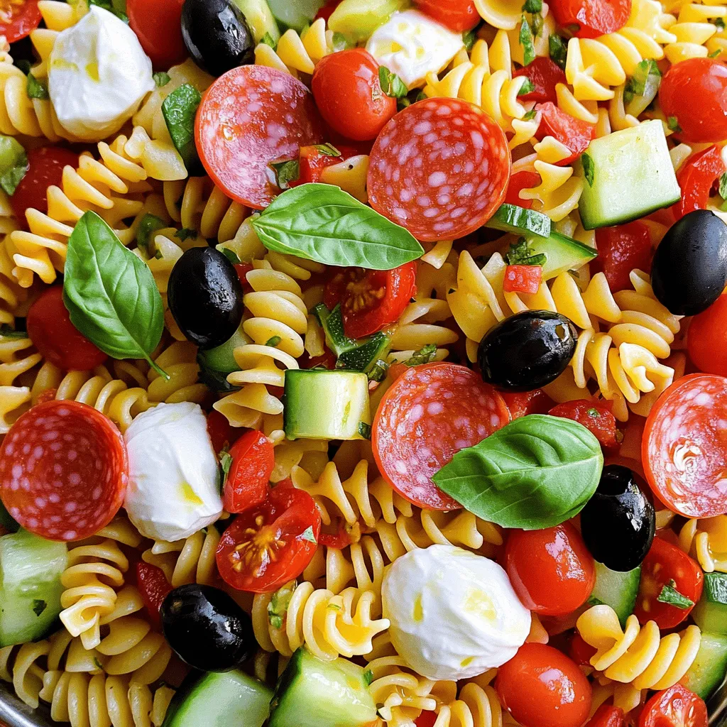 20-Minute Kid-Friendly Supreme Pizza Pasta Salad Delight