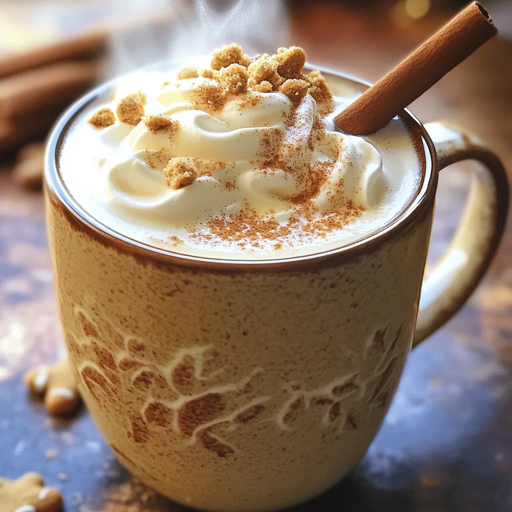 Homemade Gingerbread Latte Scrumptious and Cozy Drink