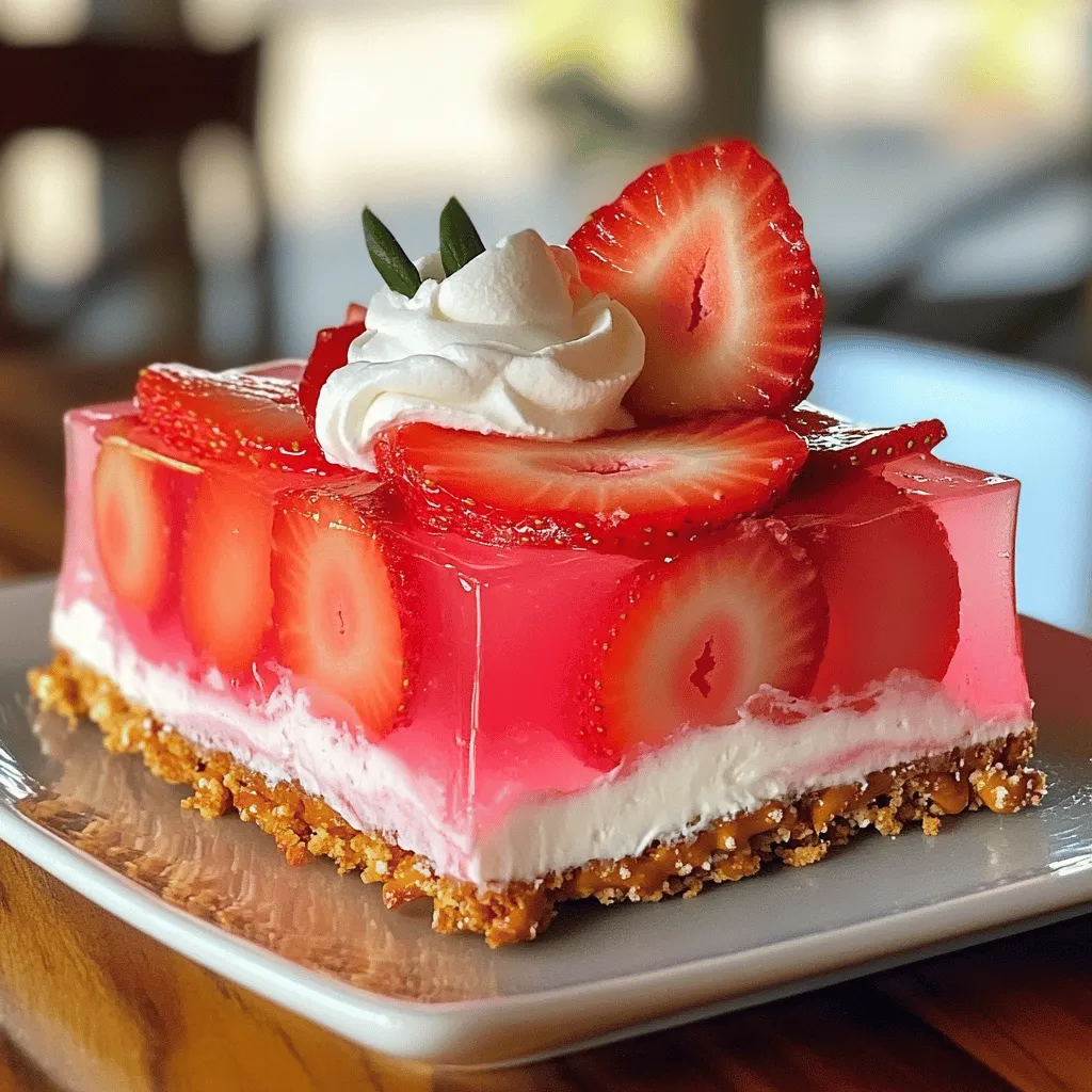 Strawberry Pretzel Salad Delightful and Easy Recipe