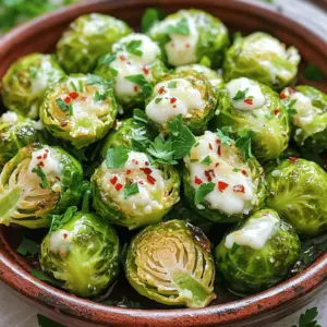 - 1 lb Brussels sprouts, trimmed and halved - 3 tablespoons olive oil - 4 cloves garlic, finely minced - 1 teaspoon garlic powder - ½ cup freshly grated Parmesan cheese - 1 teaspoon salt - ½ teaspoon freshly ground black pepper - 1 teaspoon red pepper flakes (optional) - Fresh parsley, finely chopped These ingredients create a great balance of flavors. The Brussels sprouts bring a nice crunch and a slightly bitter taste. The olive oil adds richness, while the garlic gives a bold kick. The garlic powder enhances the flavor and brings extra depth. Parmesan cheese is the star of this dish. It melts beautifully and adds a creamy texture. The salt and black pepper help to lift the flavors. If you like heat, add red pepper flakes for a spicy touch. Finally, fresh parsley gives a pop of color and freshness. Gather these ingredients before you start. Having everything ready makes cooking fun and easy! - Preheat your oven to 400°F (200°C). This helps the sprouts cook evenly. - Trim the ends of the Brussels sprouts and cut them in half. This makes them cook better. - In a large bowl, mix the halved Brussels sprouts with 3 tablespoons of olive oil. - Add 4 cloves of finely minced garlic, 1 teaspoon of garlic powder, and 1 teaspoon of salt. - Sprinkle in ½ teaspoon of black pepper and 1 teaspoon of red pepper flakes if you like heat. - Toss everything together well until the sprouts are coated. - Line a baking sheet with parchment paper. This keeps the sprouts from sticking. - Spread the seasoned Brussels sprouts in a single layer on the sheet. Make sure they have space between them. - Roast in the oven for 20-25 minutes. Halfway through, stir the sprouts to help them brown. - When they are almost done, sprinkle ½ cup of freshly grated Parmesan cheese over the hot sprouts. - Return the baking sheet to the oven for another 5 minutes. This melts the cheese and makes it golden. - After roasting, let the sprouts cool for a bit before serving. Enjoy your tasty dish! To get the best flavor and texture from your Brussels sprouts, spread them in a single layer on the baking sheet. This allows hot air to flow around each sprout, ensuring even cooking. If they pile up, some will steam and not roast well, which can lead to a mushy texture. To know when they are done, look for a golden-brown color. They should be tender when pierced with a fork. A good tip is to stir them halfway through cooking for even browning. If some look dark while others are pale, give them a quick toss. You can add more spices to make the dish pop. Consider cayenne pepper for heat, or lemon zest for a fresh kick. Fresh herbs, like thyme or rosemary, can also boost flavor. If you're looking for cheese alternatives, try feta or goat cheese for a different twist. Nutritional yeast is a great vegan option if you want a cheesy taste without dairy. These changes can keep the dish exciting and new every time you make it! {{image_4}} To add some heat to your Brussels sprouts, try spice! You can mix in more red pepper flakes or a splash of hot sauce. Start with an extra ½ teaspoon of red pepper flakes. Taste and adjust to your liking. This kick will bring a new layer of flavor. It makes the dish perfect for spice lovers. You can also add a bit of chili powder for more depth. Just be careful not to overdo it. You want heat, not fire! If you love herbs, consider adding thyme or rosemary. These herbs bring freshness and aroma. Simply chop a teaspoon or two and mix them in with the sprouts. You can add them right before roasting. They blend well with garlic and Parmesan. This makes the dish even more delightful. Feel free to mix and match herbs based on your taste. Basil or oregano can work well too! For a vegan twist, swap the Parmesan cheese with nutritional yeast. This gives a cheesy flavor without dairy. Use about ½ cup of nutritional yeast. Mix it in just like you would with Parmesan. Nutritional yeast is also packed with nutrients. It makes the dish healthy and tasty. Your vegan friends will love this option! Enjoy experimenting with these variations to find your favorite. To store your Garlic Parmesan roasted Brussels sprouts, place them in an airtight container. Make sure they cool down first. They will stay fresh for about 3 to 5 days in the fridge. Keep them away from strong-smelling foods, as Brussels sprouts can absorb odors. If you want to keep them crispy, store them without the cheese. When it's time to enjoy the leftovers, reheating is key. The best method is to use an oven. Preheat your oven to 350°F (175°C). Place the Brussels sprouts on a baking sheet. Heat them for about 10 to 15 minutes. This way, they stay crisp and warm. You can also use a skillet. Just heat a little olive oil and add the sprouts. Stir them until they are heated through. If you want to freeze the Brussels sprouts, do it right after cooking. Let them cool completely, then spread them on a baking sheet. Freeze for about 2 hours. This stops them from sticking together. Once frozen, transfer them to a freezer bag. They can last up to 3 months in the freezer. To reheat, no need to thaw. Just bake them straight from the freezer at 400°F (200°C) for about 20 minutes. This keeps them nice and crispy! Garlic Parmesan Roasted Brussels sprouts last about 3 to 5 days in the fridge. Store them in an airtight container. They will stay fresh and tasty for a few days. Just make sure they cool down before you store them. Yes, you can make this recipe ahead of time. Roast the Brussels sprouts and let them cool. Then, store them in the fridge. When you are ready to serve, just reheat them in the oven for a few minutes. This will keep them crispy and delicious. These sprouts pair well with many dishes. You can serve them with grilled chicken, steak, or fish. They also go great with pasta dishes or as a side for a big salad. Their rich flavor complements many meals. Yes, you can use frozen Brussels sprouts. However, I suggest thawing and draining them first. This helps remove extra moisture. Pat them dry before seasoning. This will help them roast better and get crispy. To reduce bitterness, try these tips: - Trim ends and remove any yellow leaves. - Soak them in cold water for 30 minutes before cooking. - Roast them until they are golden brown. This brings out their natural sweetness. Adding garlic and Parmesan also helps balance the flavor. In this post, we explored making tasty Garlic Parmesan Roasted Brussels Sprouts. We covered the key ingredients, simple steps, and helpful tips for perfect roasting. You learned how to add your own twist with variations and how to store leftovers. With these insights, you can enjoy this dish fresh or save it for later. Roasted Brussels sprouts are both delicious and easy to make. Try this recipe and impress your family and friends with your cooking skills!