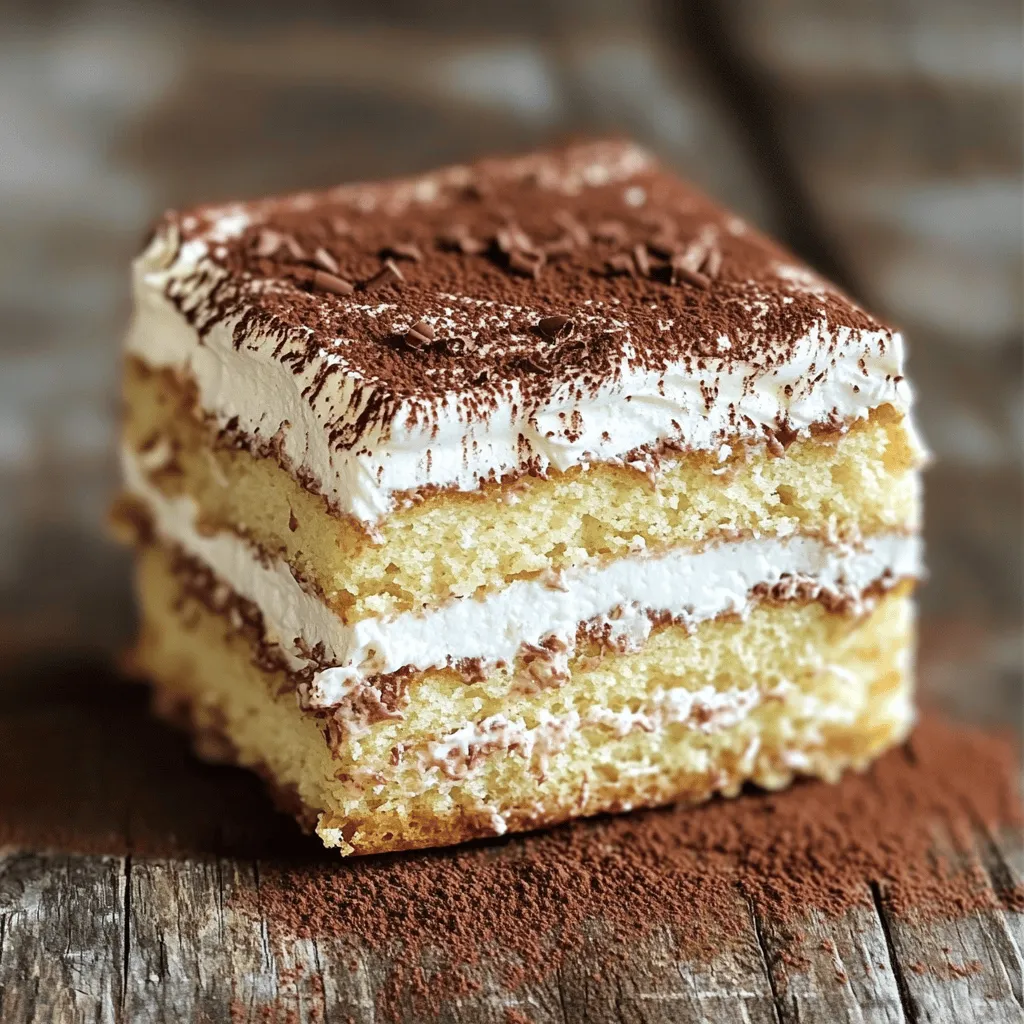 Fluffy Tiramisu Cake Irresistible Dessert Delight