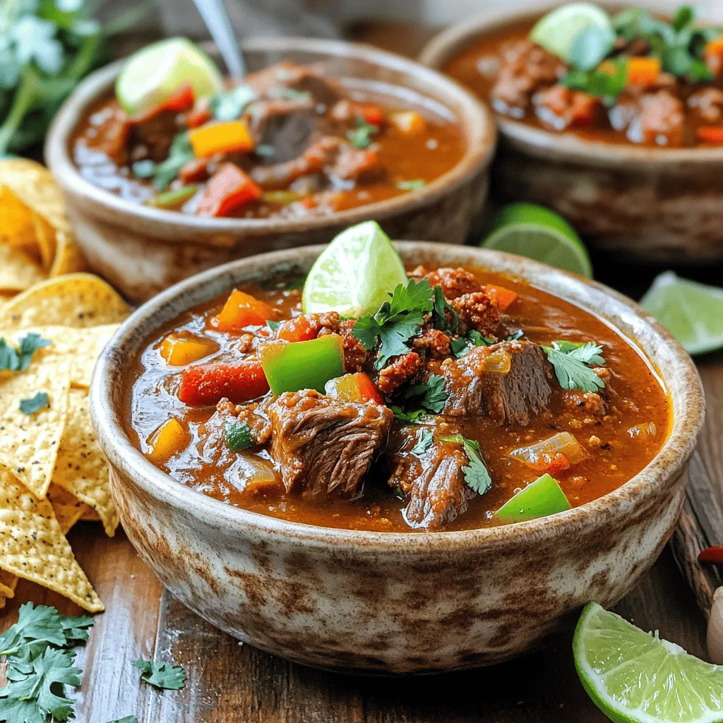 Award Winning Short Rib and Chorizo Chili Delight