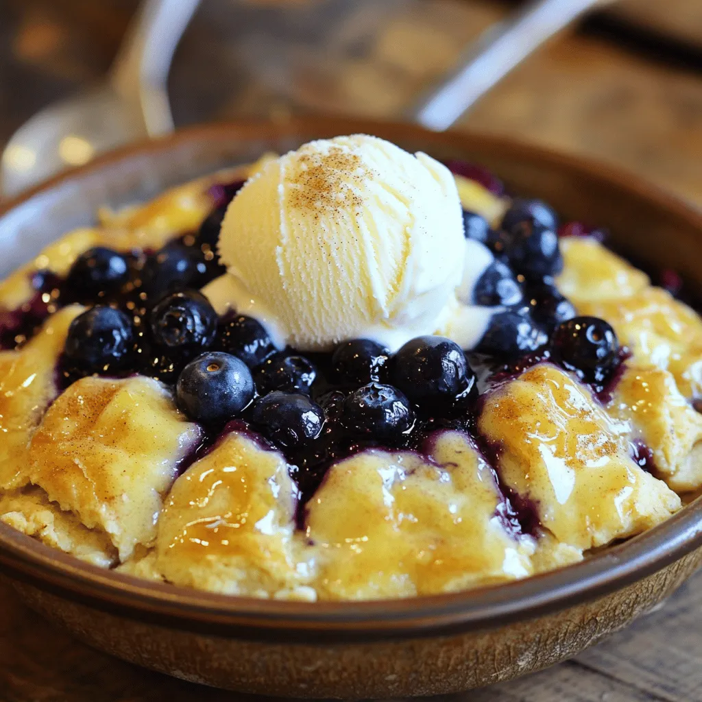 Texas-Style Blueberry Cobbler Quick and Tasty Dessert