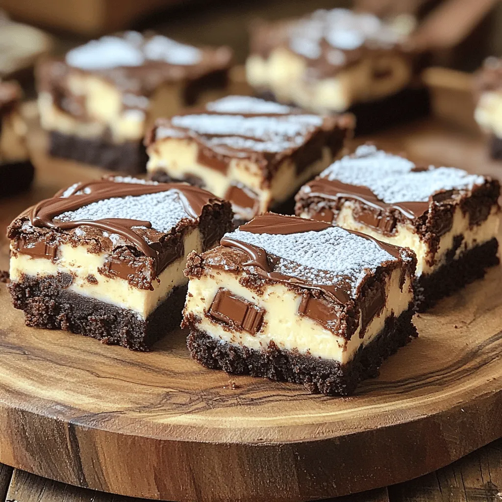 Milky Way Cheesecake Brownies Rich and Creamy Dessert