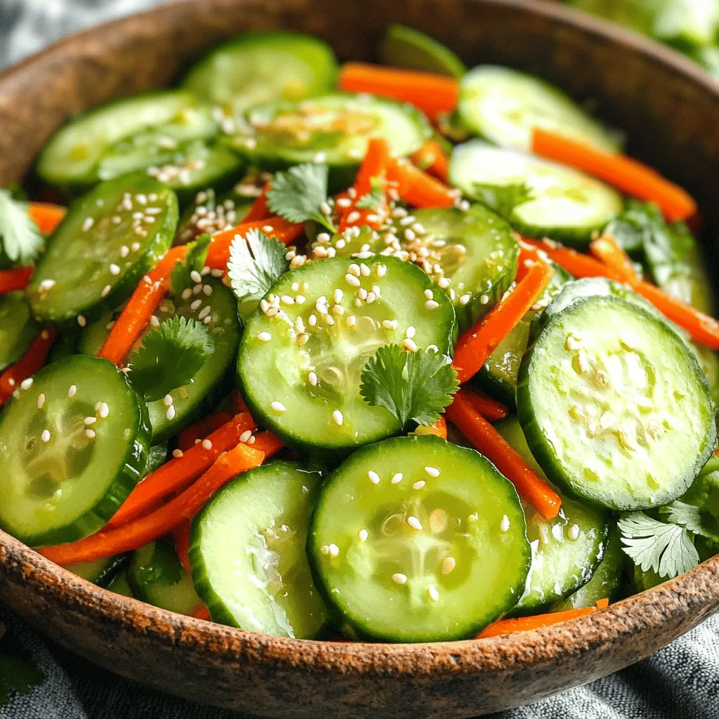 Spicy Cucumber Salad Fresh and Flavorful Delight