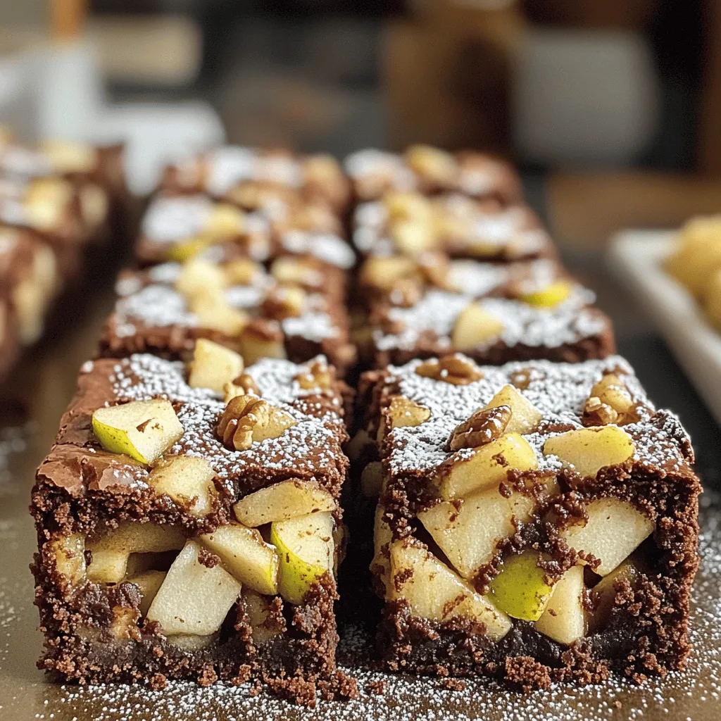 Gooey Apple Brownies Irresistible and Easy Recipe