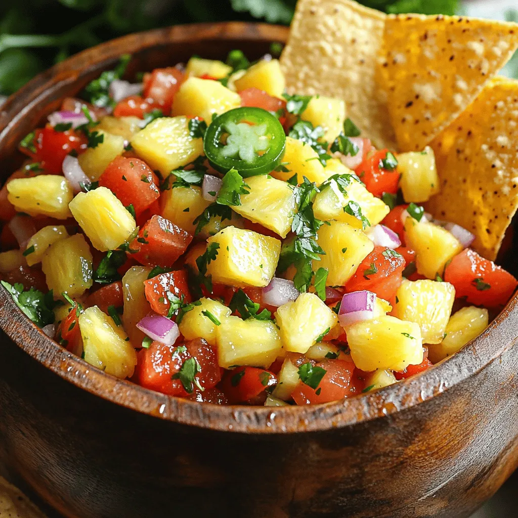 Fresh Pineapple Pico de Gallo Flavorful Easy Recipe