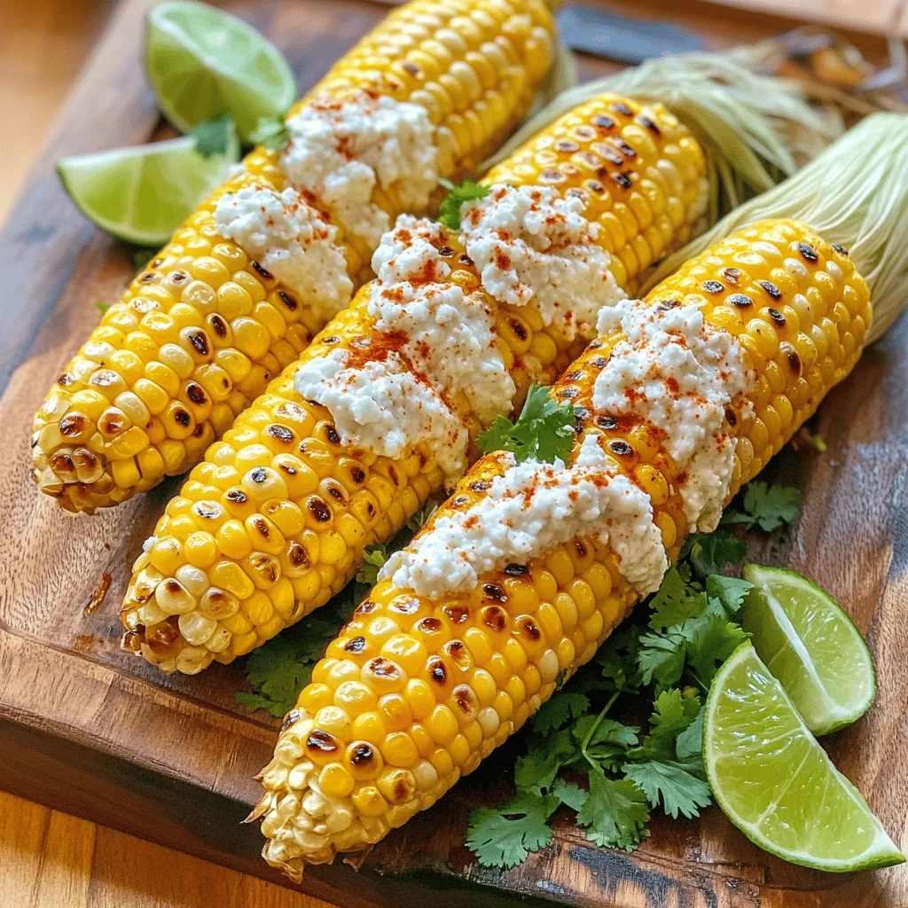 Grilled Mexican Street Corn Zesty Summer Delight