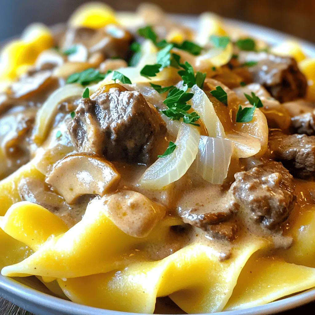 Slow Cooker Beef Stroganoff Simple and Tasty Meal