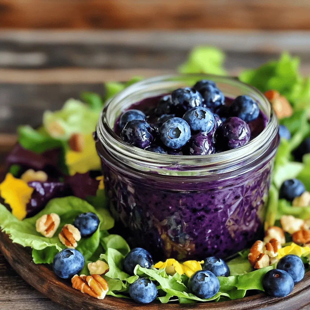 Easy Blueberry Vinaigrette Fresh and Flavorful Dressing