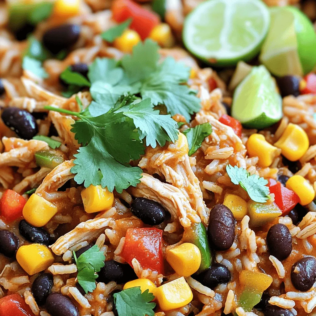 Crock Pot Southwest Chicken and Rice Flavorful Dish