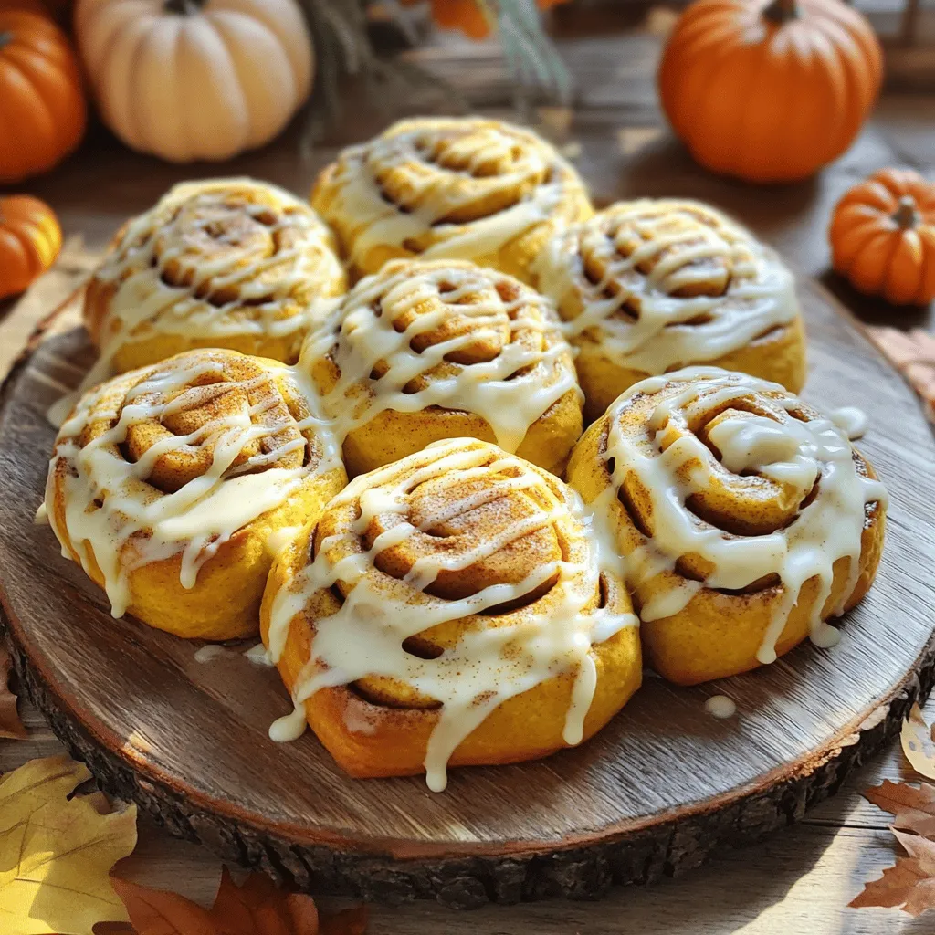 Pumpkin Cinnamon Rolls Delightfully Soft and Warm Treat